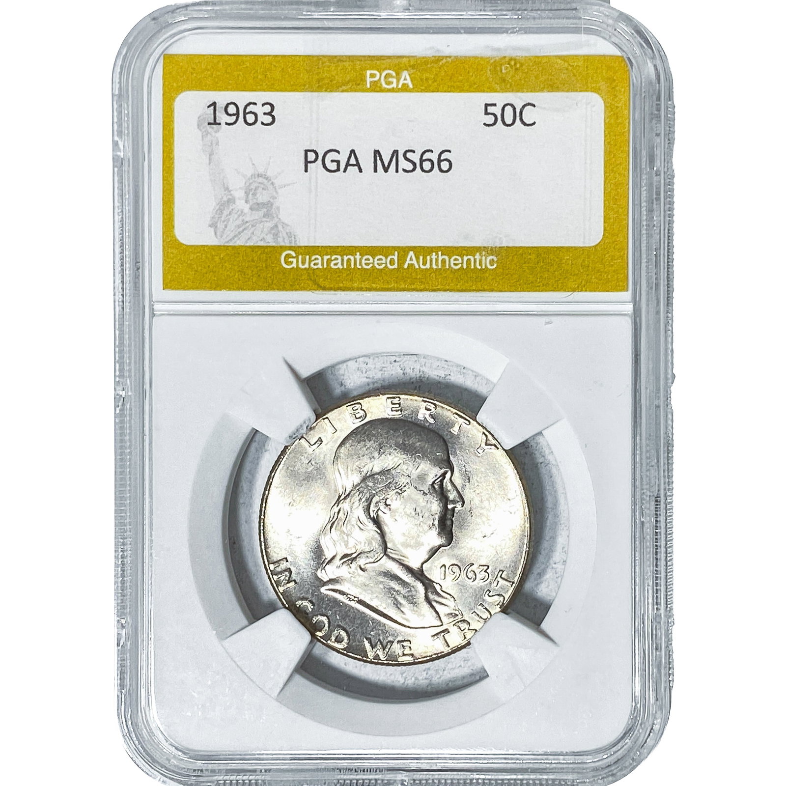1963 Franklin Half Dollar PGA MS66 (1 of 2)