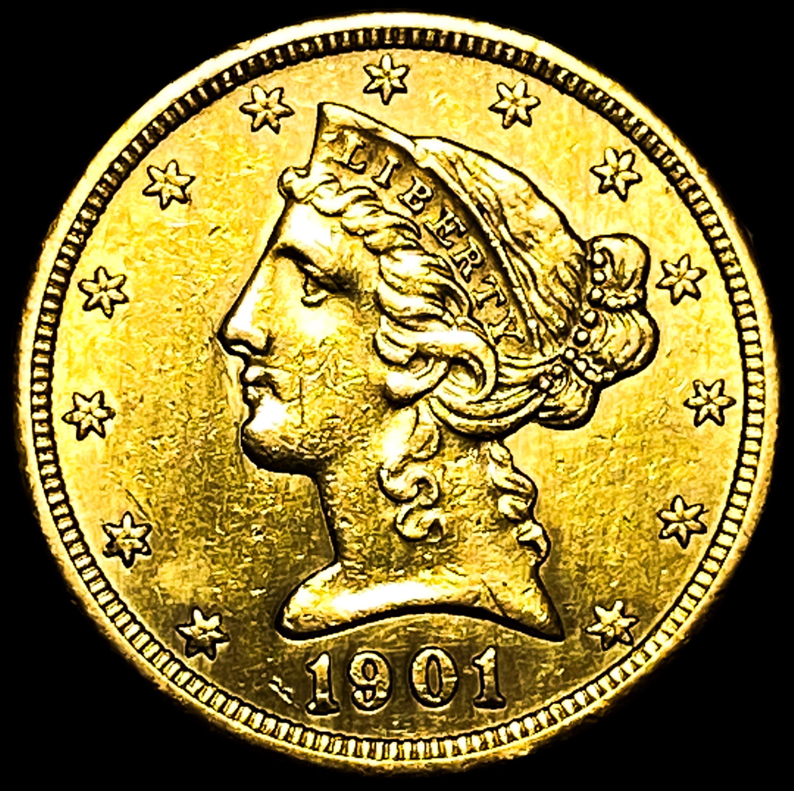 1901-S $5 Gold Half Eagle (1 of 2)
