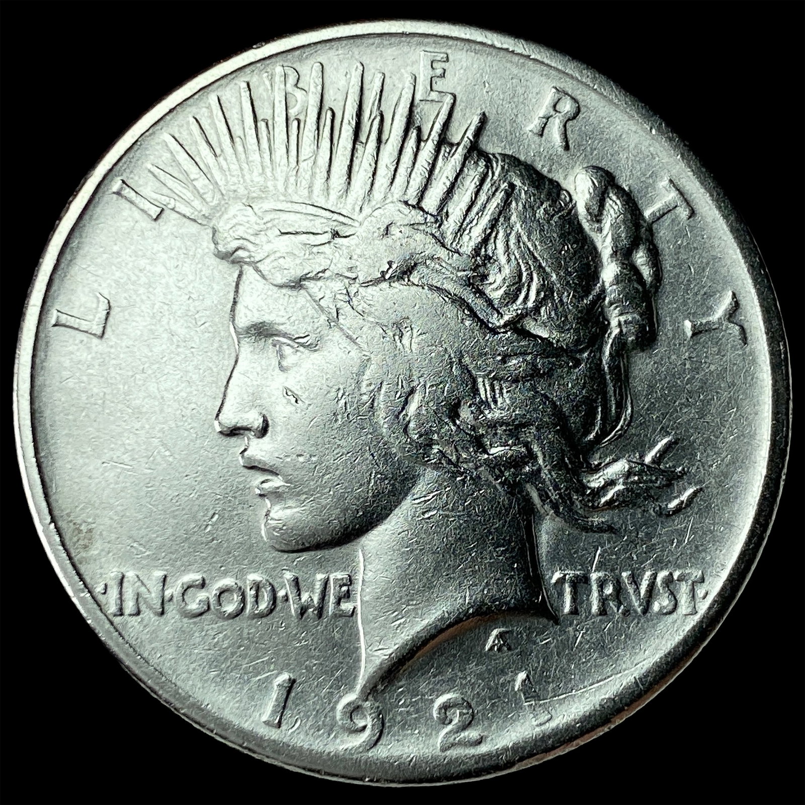 1921 Silver High Relief Peace Dollar CHOICE AU: 1921 Silver High Relief Peace Dollar CHOICE AU