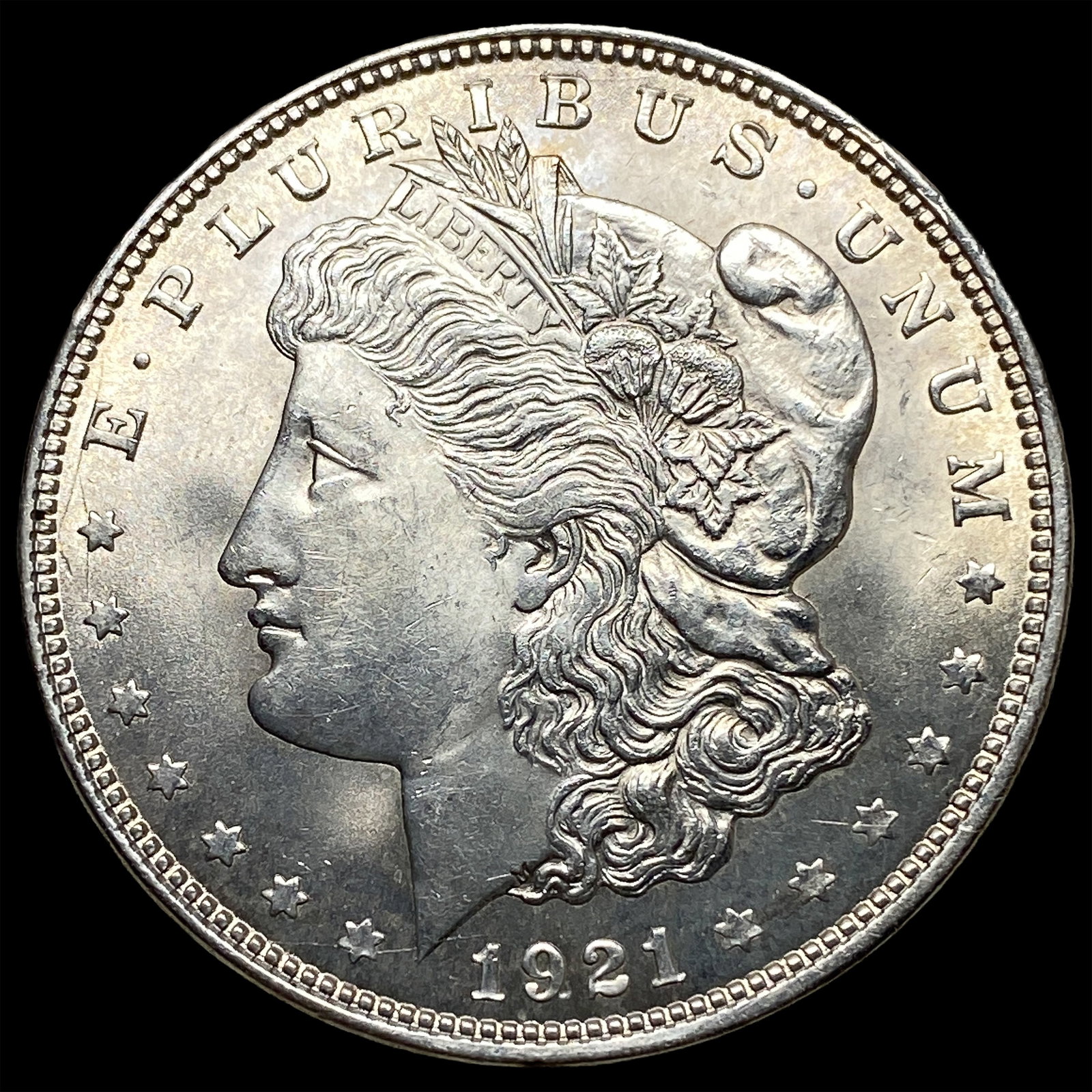 1921 Silver Morgan Dollar CHOICE AU: 1921 Silver Morgan Dollar CHOICE AU
