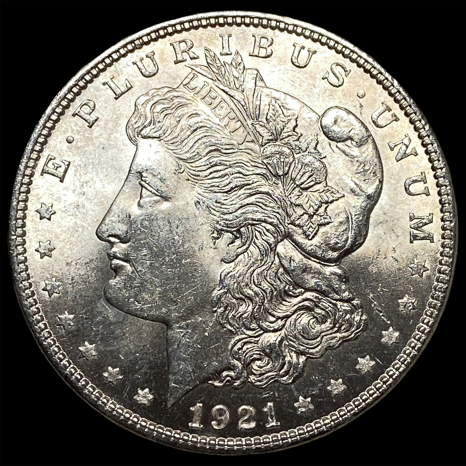 1921 Silver Morgan Dollar CHOICE BU: 1921 Silver Morgan Dollar CHOICE BU