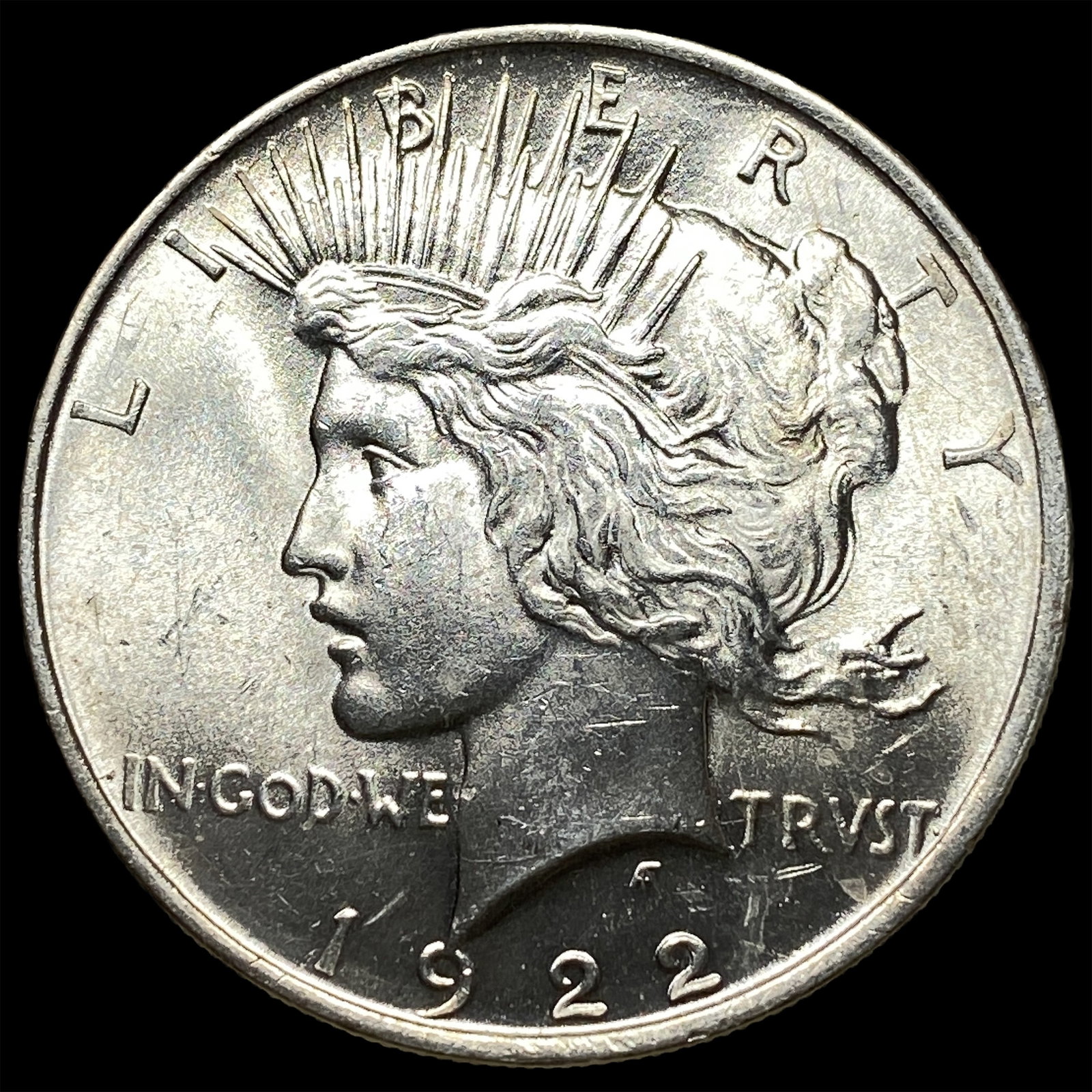 1922 Silver Peace Dollar CHOICE BU: 1922 Silver Peace Dollar CHOICE BU