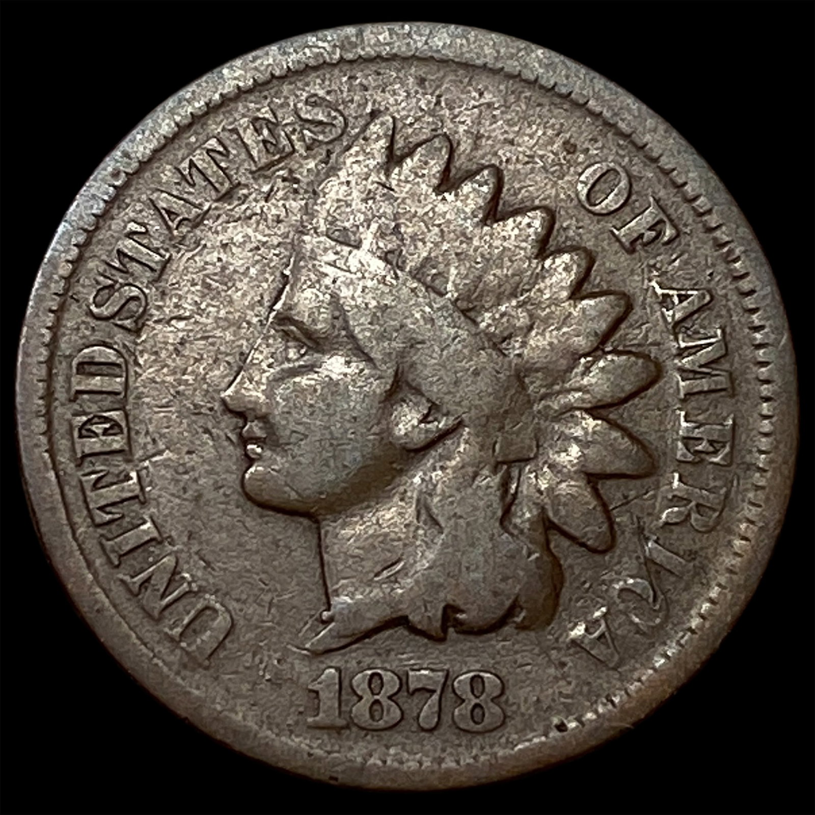 1878 Indian Head Cent LIGHTLY CIRCULATED: 1878 Indian Head Cent LIGHTLY CIRCULATED