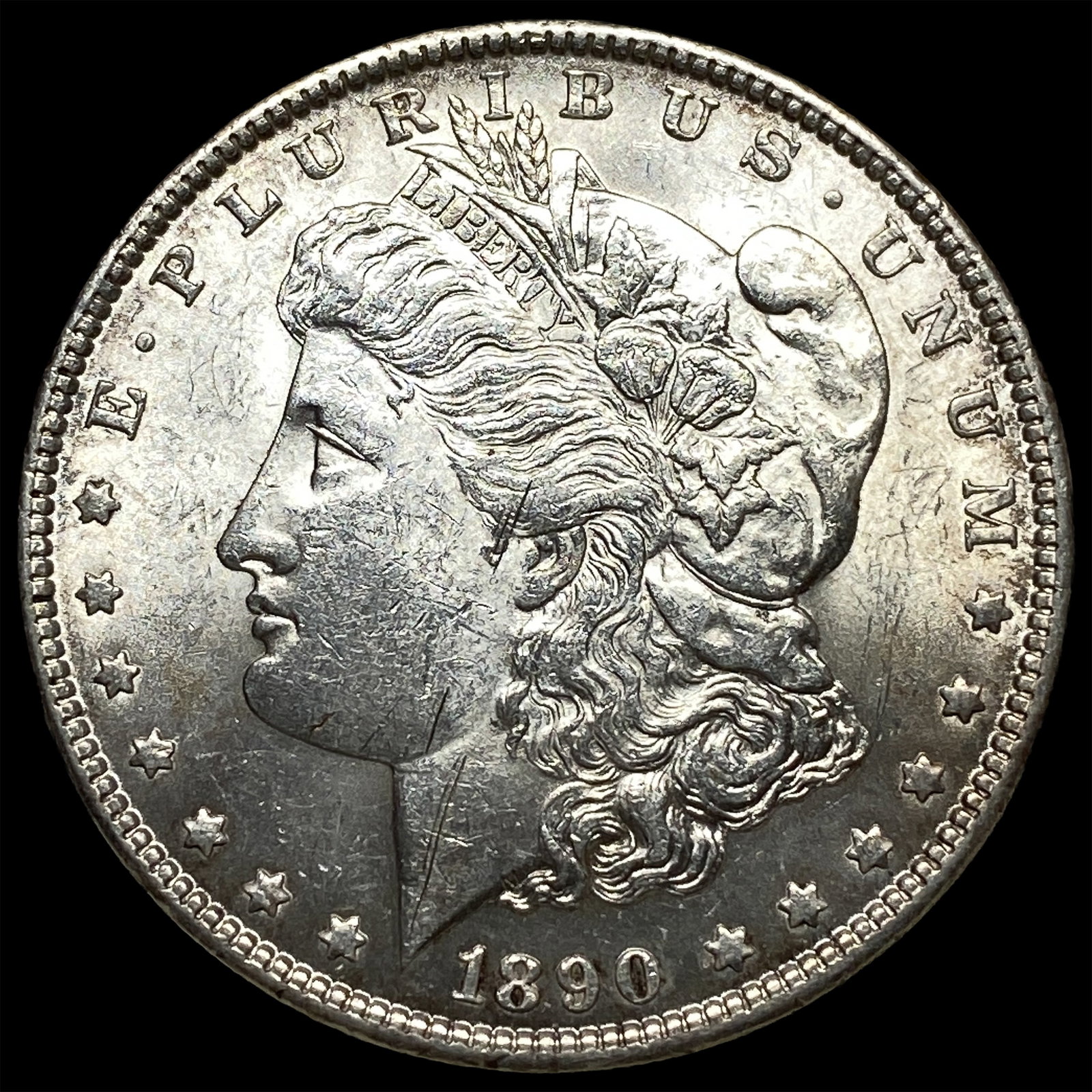1890 Morgan Silver Dollar UNCIRCULATED: 1890 Morgan Silver Dollar UNCIRCULATED