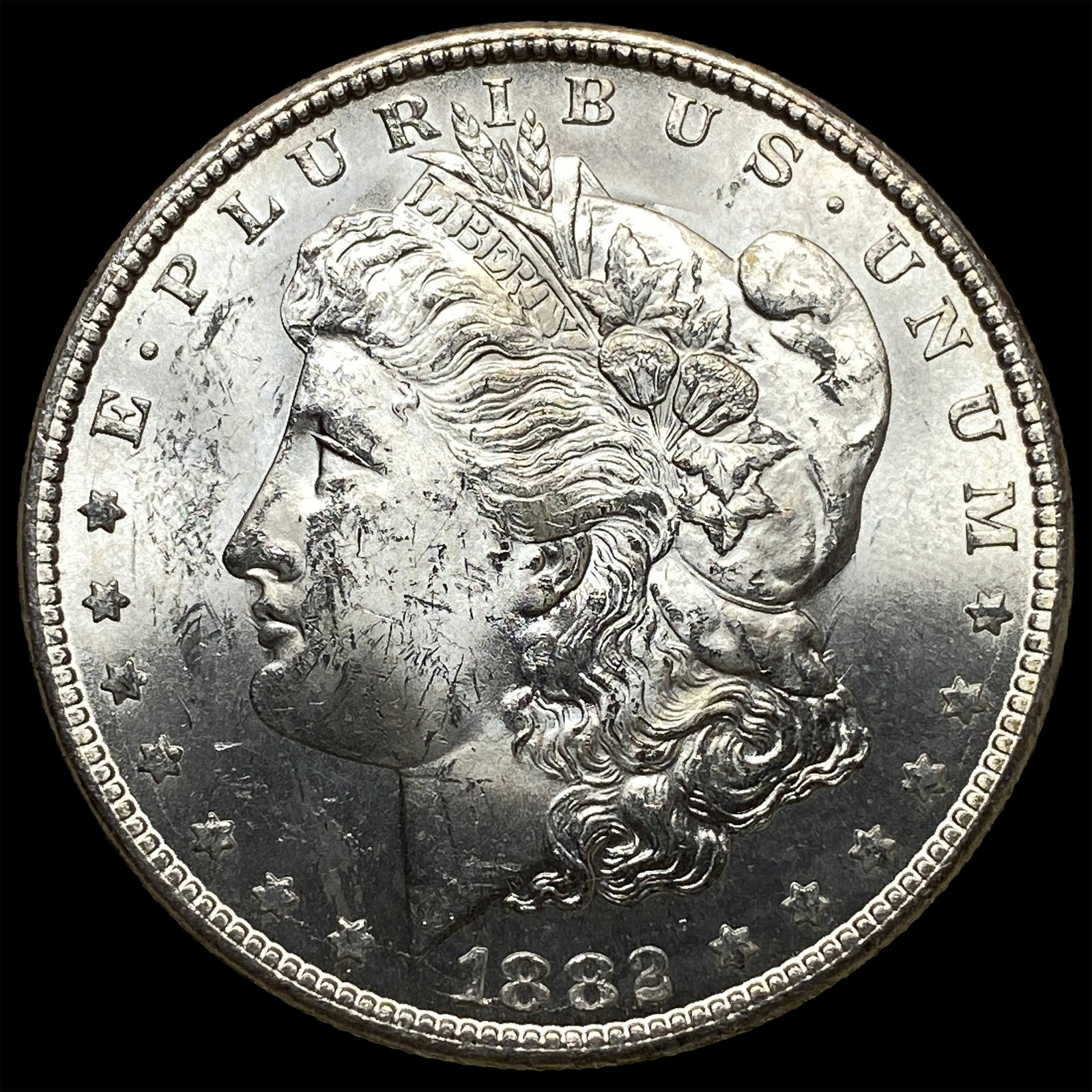 1882-CC Silver Morgan Dollar CHOICE BU: 1882-CC Silver Morgan Dollar CHOICE BU
