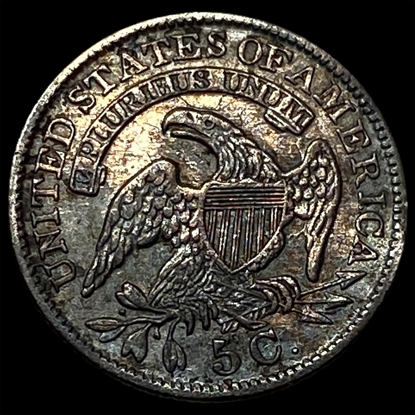 1829 Capped Bust Half Dime UNCIRCULATED - 2