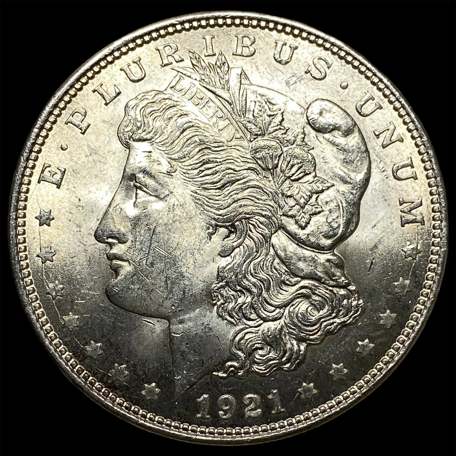 1921 Silver Morgan Dollar CHOICE BU: 1921 Silver Morgan Dollar CHOICE BU