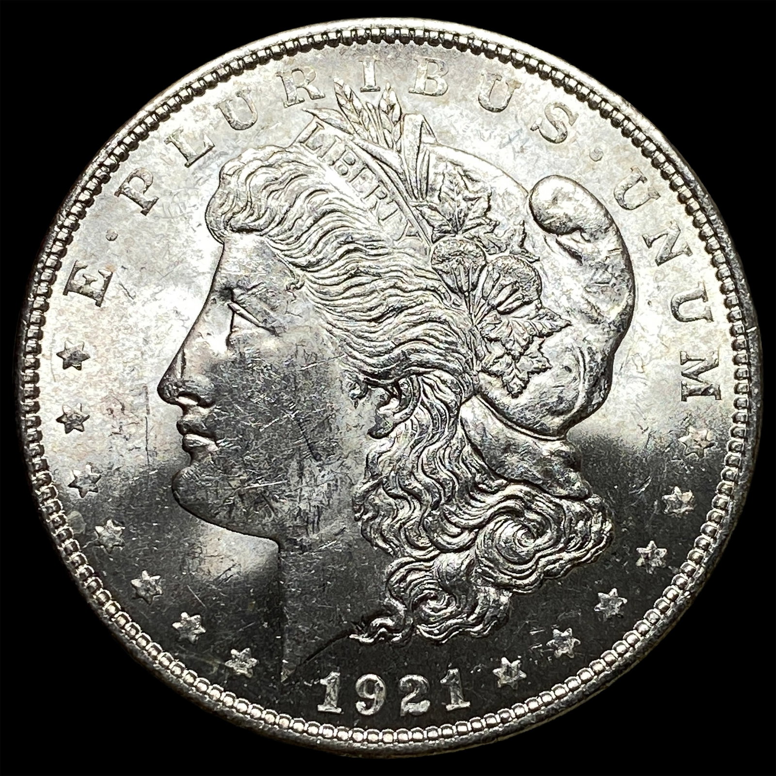 1921 Silver Morgan Dollar CHOICE BU: 1921 Silver Morgan Dollar CHOICE BU