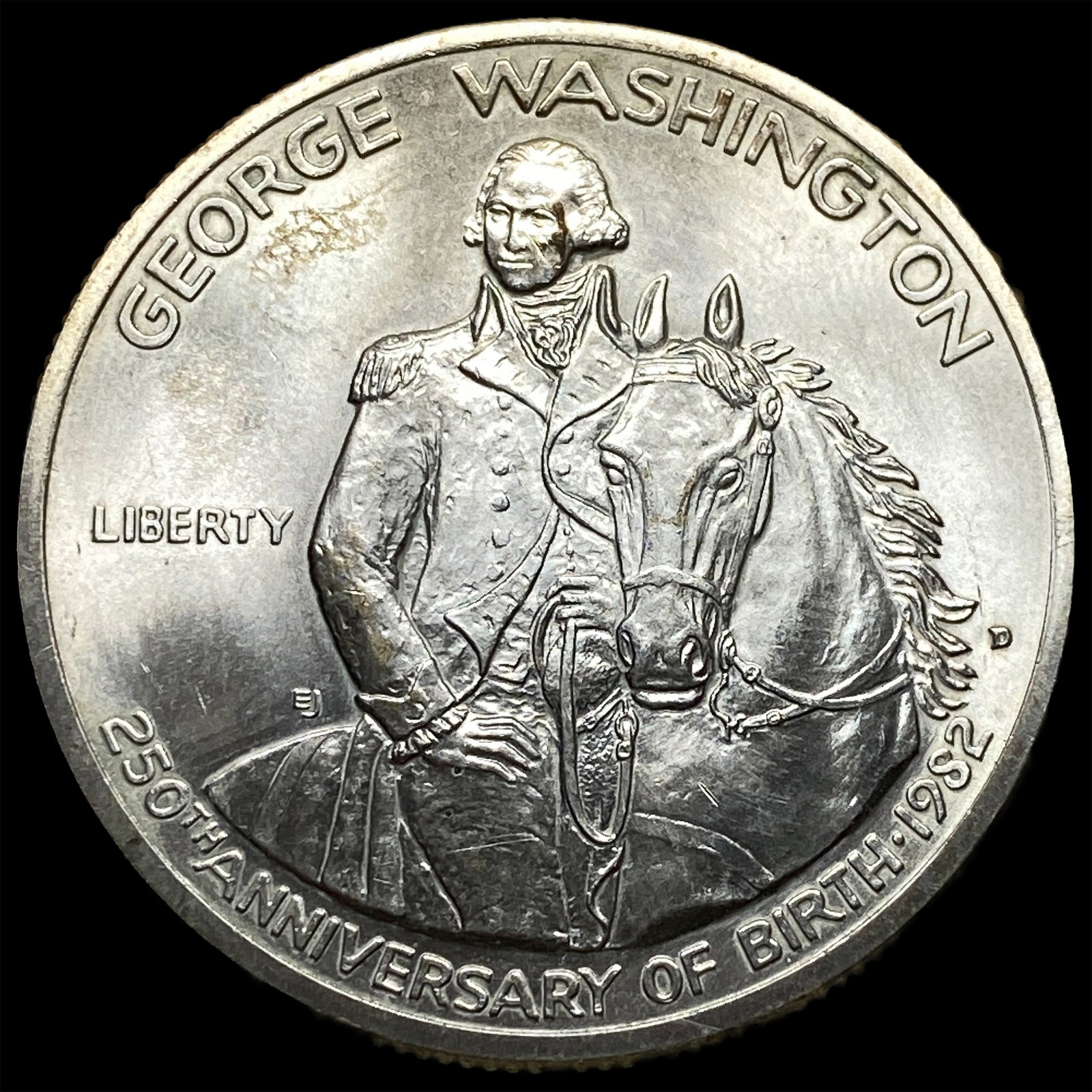 1982-D George Washington 50C Silver Half Dollar GEM BU (1 of 2)