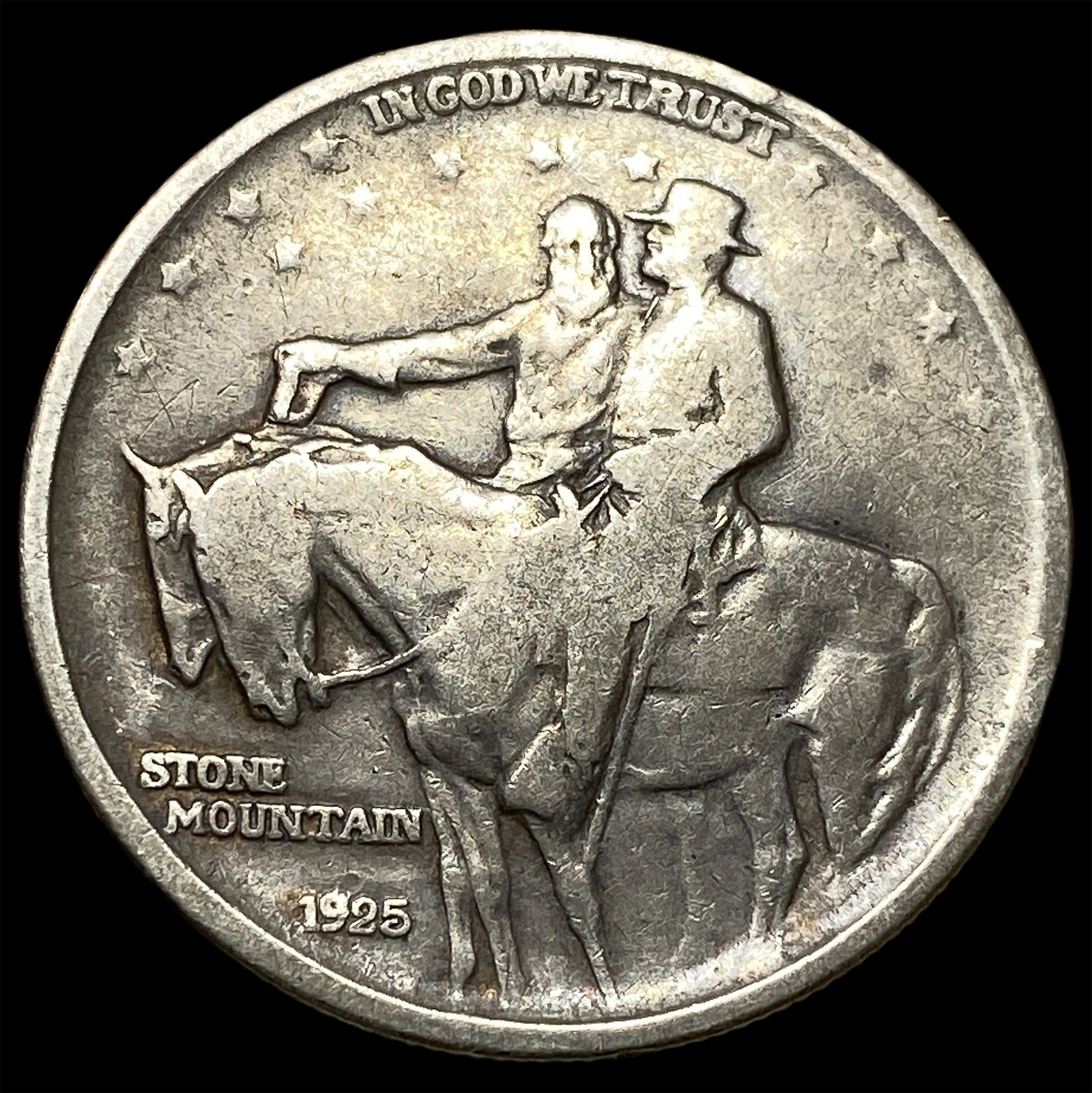 1925 Stone Mountain Silver Half Dollar NEARLY UNCIRCULATED: 1925 Stone Mountain Silver Half Dollar NEARLY UNCIRCULATED