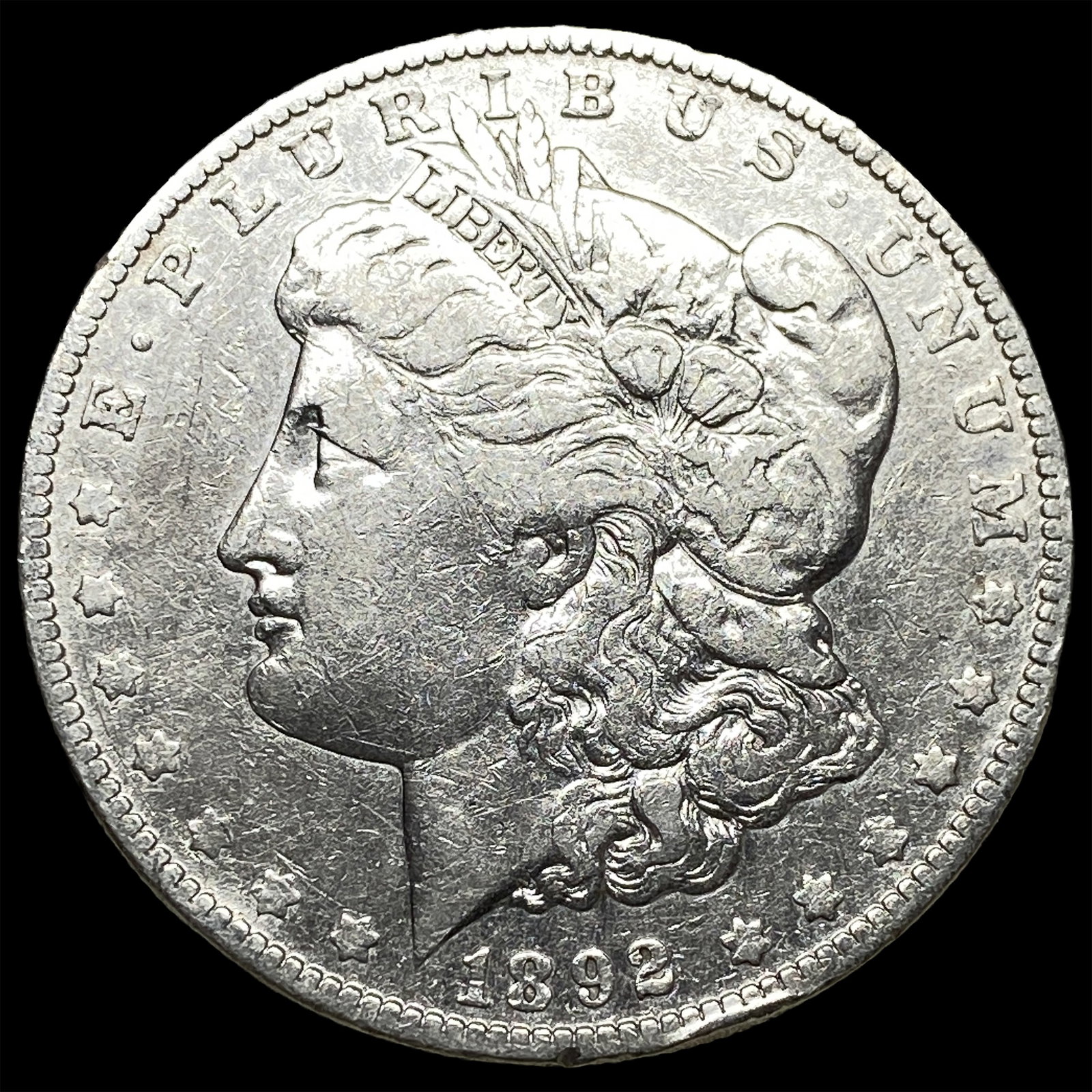 1892-O Silver Morgan Dollar NEARLY UNCIRCULATED: 1892-O Silver Morgan Dollar NEARLY UNCIRCULATED