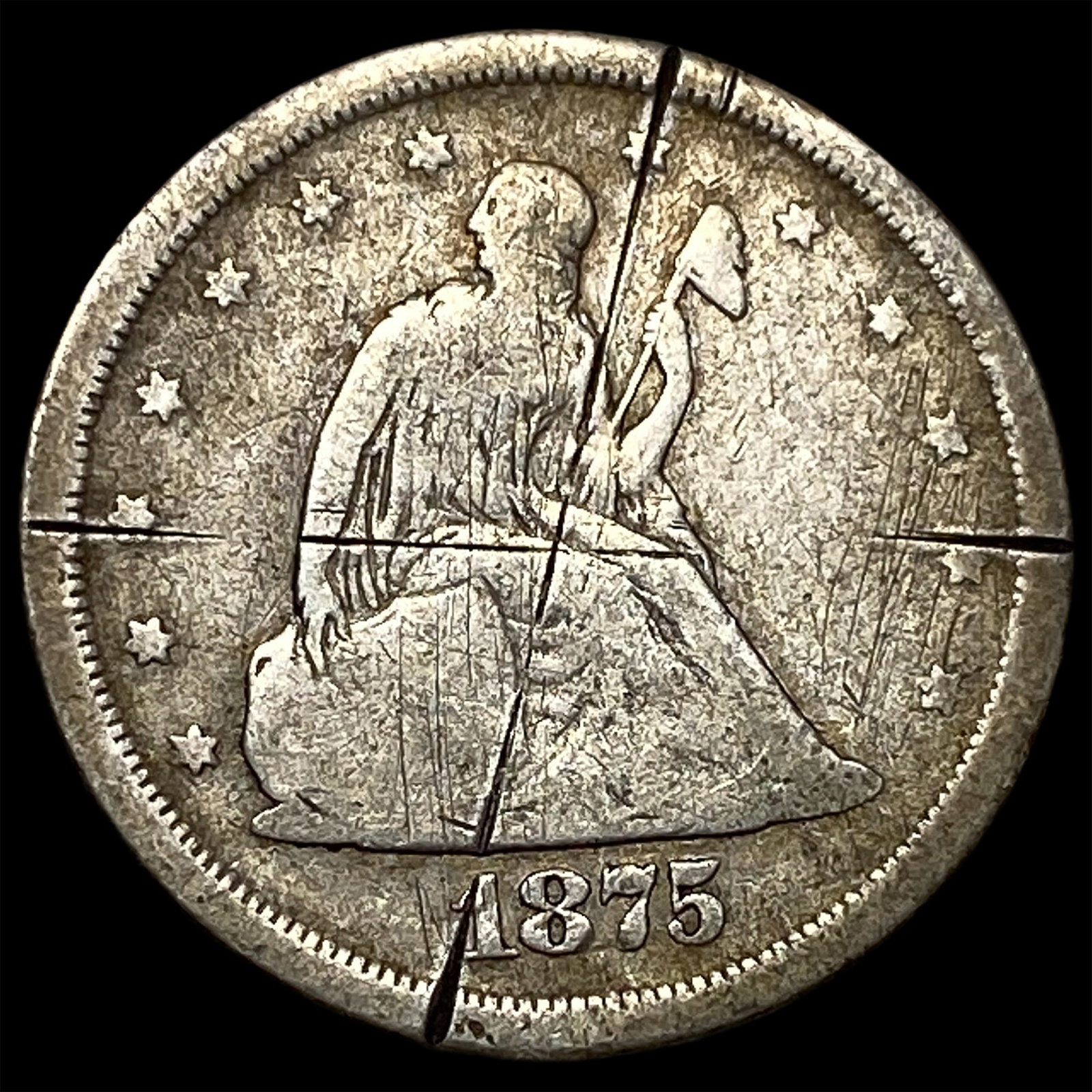 1875-S Seated Liberty 20 Cents LIGHTLY CIRCULATED (1 of 2)