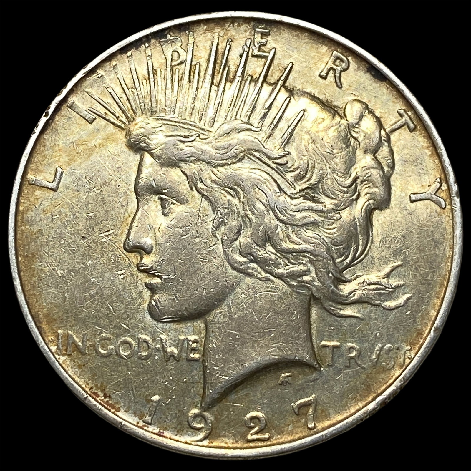 1927 Peace Silver Dollar CHOICE AU (1 of 2)