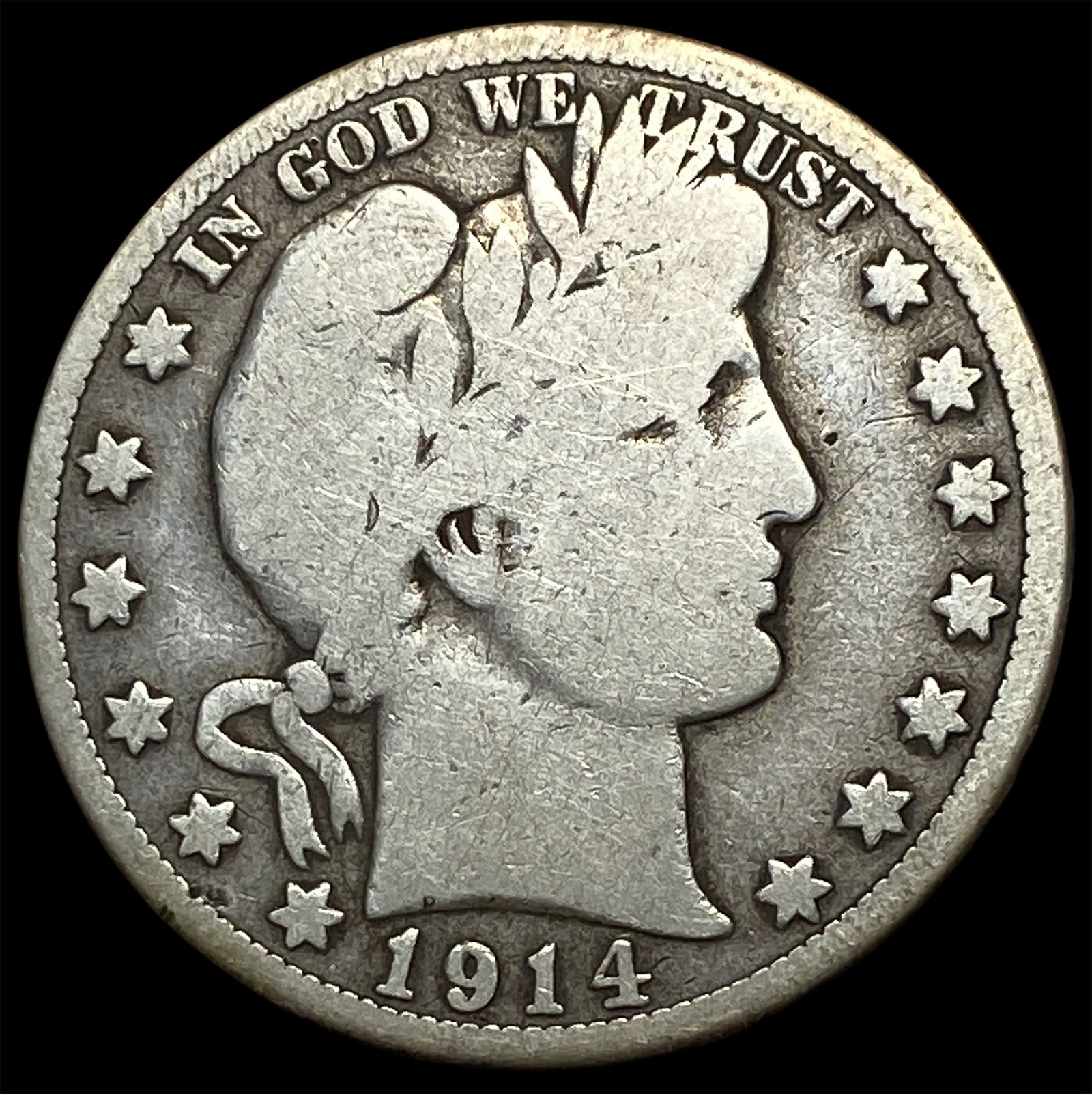 1914 Barber Half Dollar LIGHTLY CIRCULATED (1 of 2)