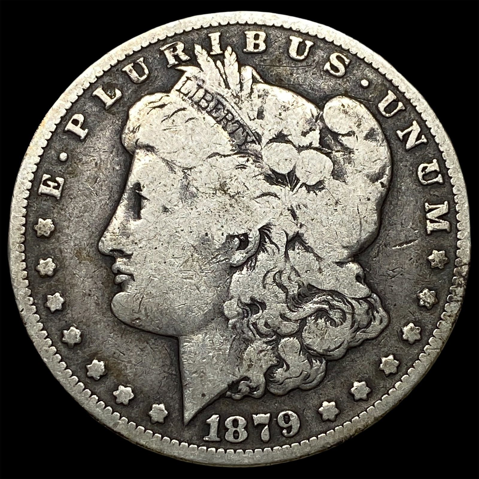 1879-CC Silver Morgan Dollar LIGHTLY CIRCULATED: 1879-CC Silver Morgan Dollar LIGHTLY CIRCULATED