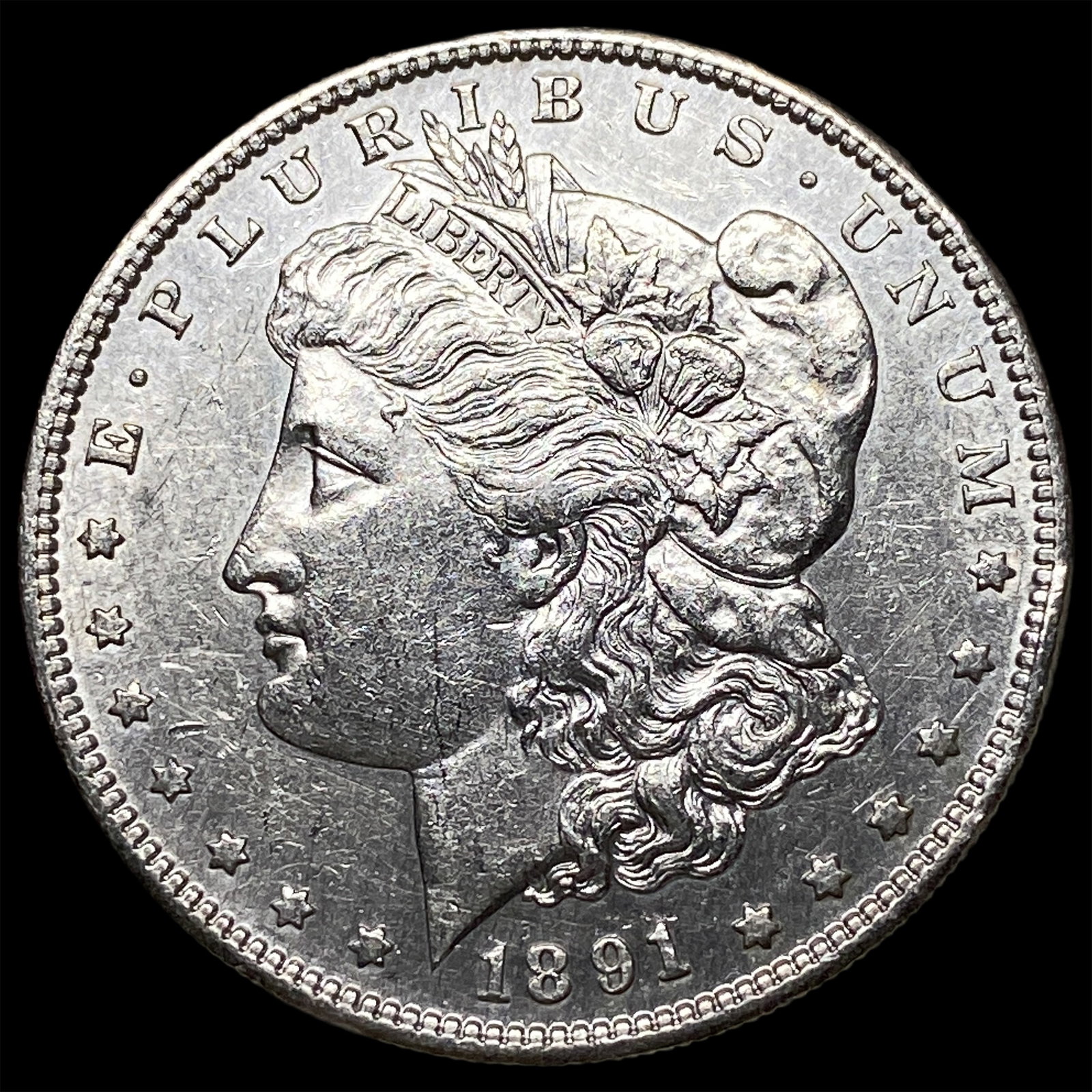 1891-S Silver Morgan Dollar UNCIRCULATED: 1891-S Silver Morgan Dollar UNCIRCULATED