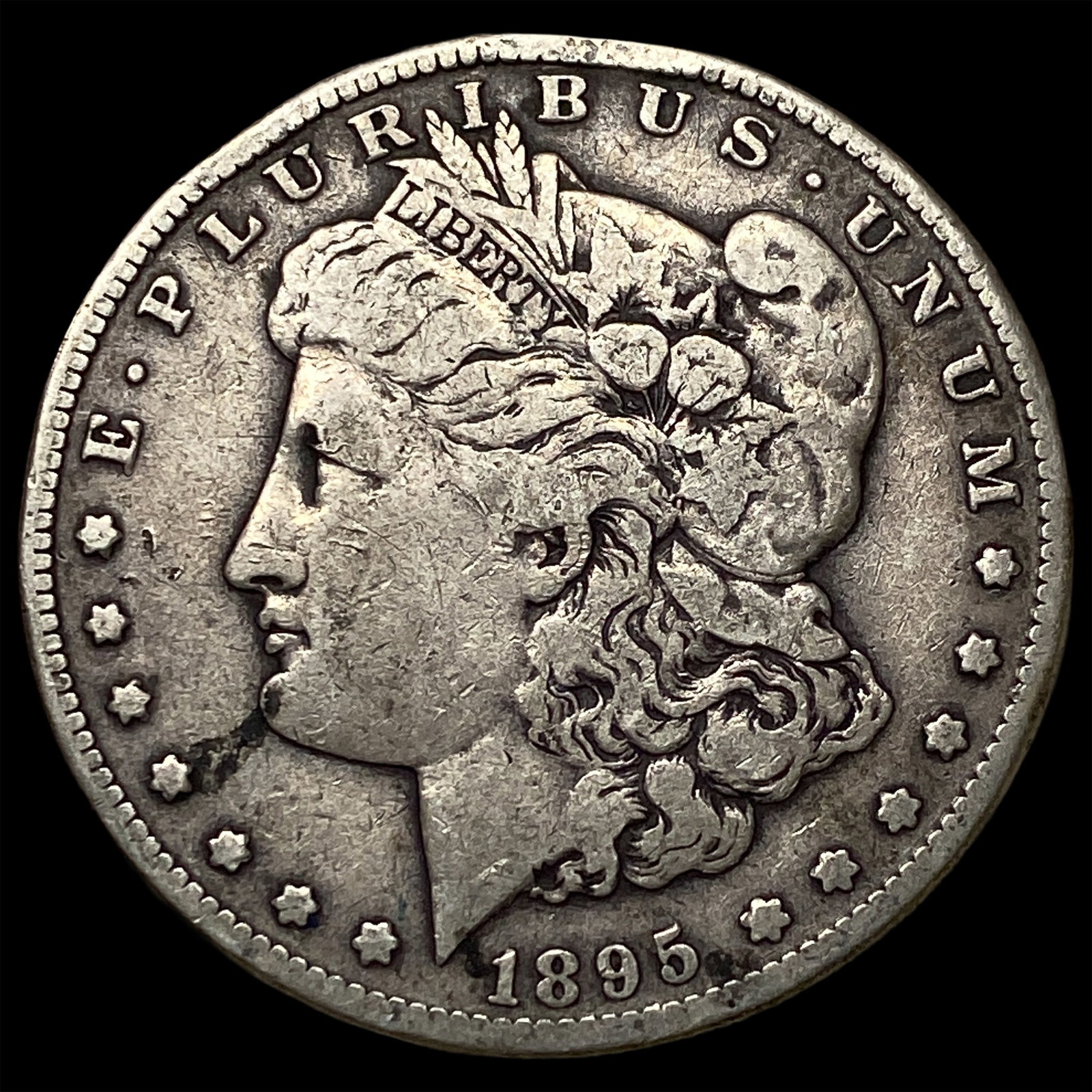 1895-S Silver Morgan Dollar NEARLY UNCIRCULATED: 1895-S Silver Morgan Dollar NEARLY UNCIRCULATED