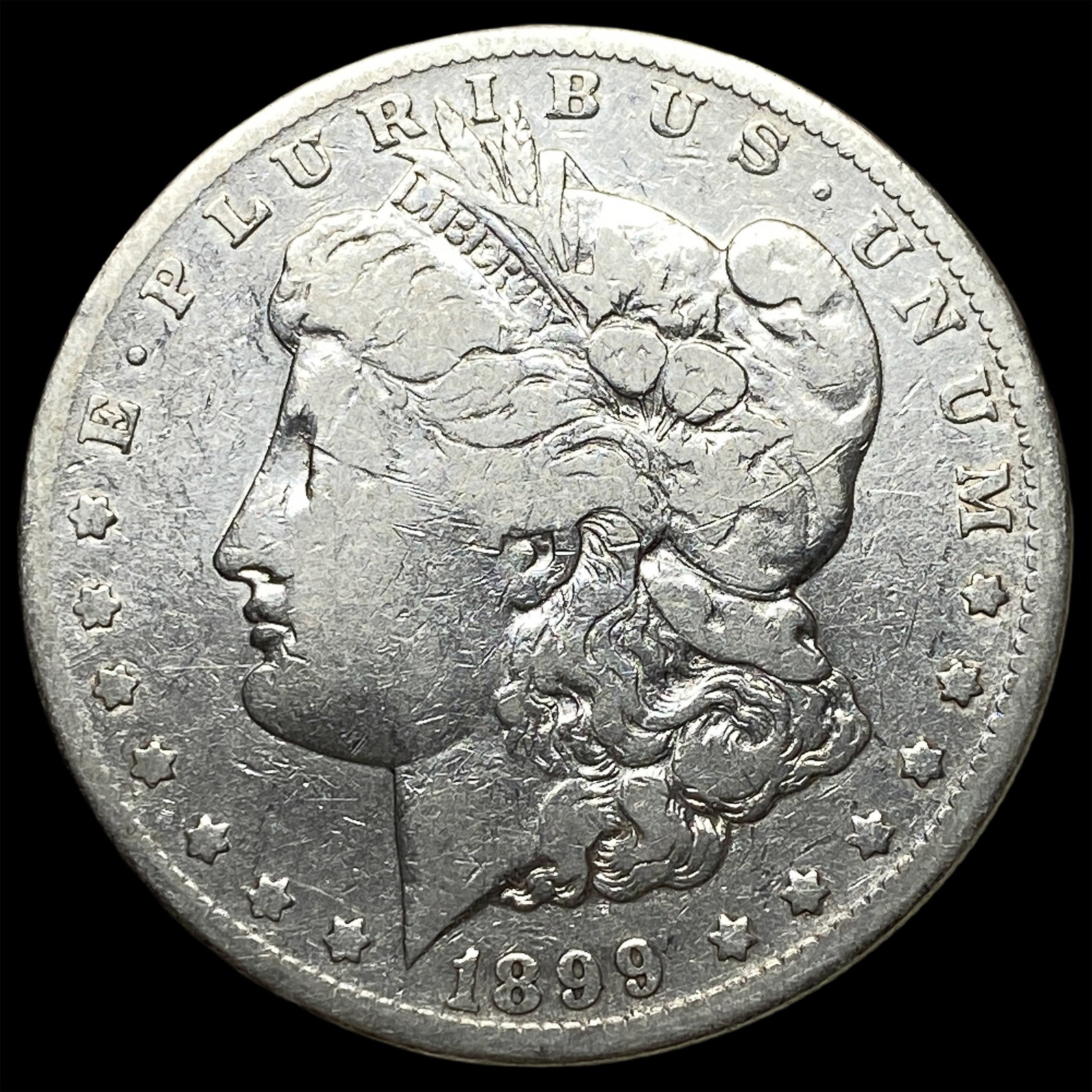 1899-O MICRO O Silver Morgan Dollar LIGHTLY CIRCULATED: 1899-O MICRO O Silver Morgan Dollar LIGHTLY CIRCULATED
