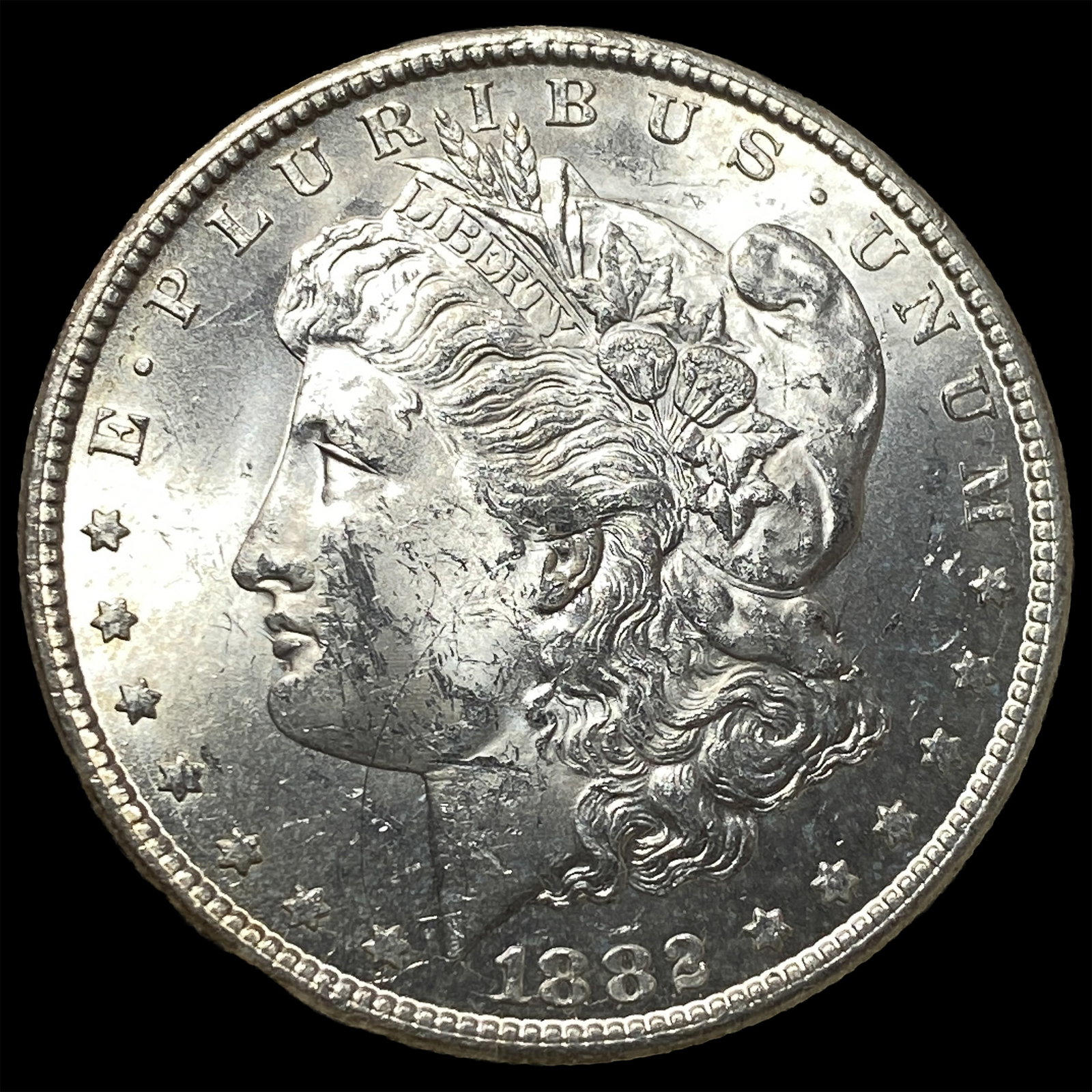 1882-CC Silver Morgan Dollar CHOICE BU: 1882-CC Silver Morgan Dollar CHOICE BU