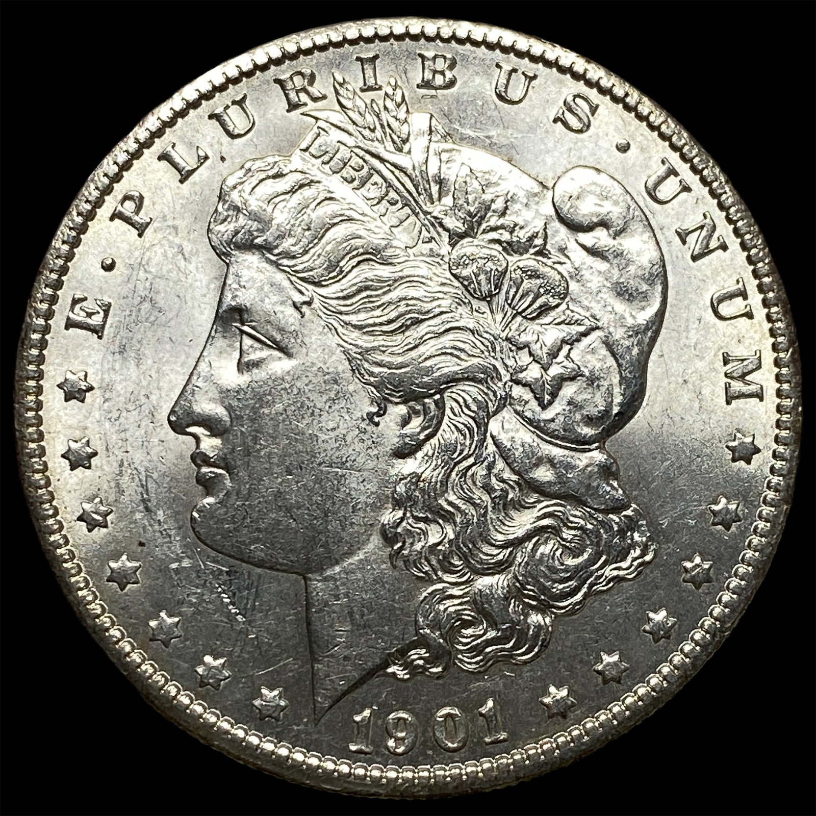 1901-O Silver Morgan Dollar CHOICE BU: 1901-O Silver Morgan Dollar CHOICE BU