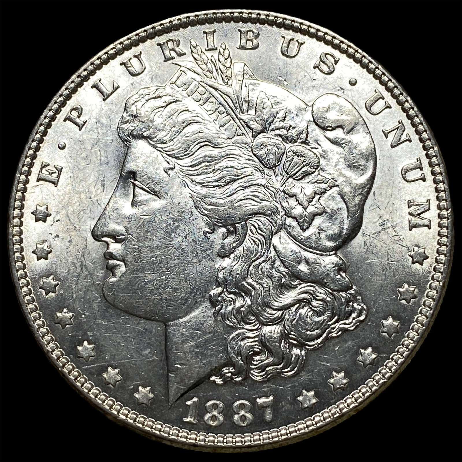 1887 Silver Morgan Dollar UNCIRCULATED: 1887 Silver Morgan Dollar UNCIRCULATED