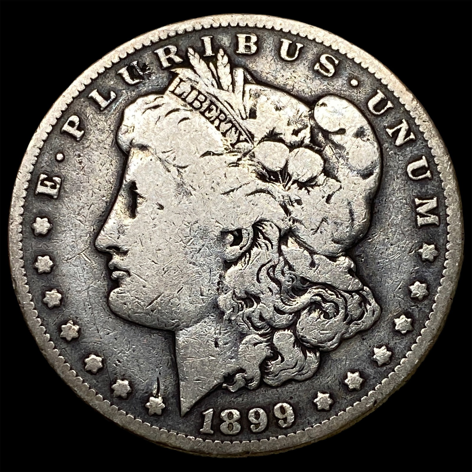 1899-O MICRO O Silver Morgan Dollar LIGHTLY CIRCULATED: 1899-O MICRO O Silver Morgan Dollar LIGHTLY CIRCULATED
