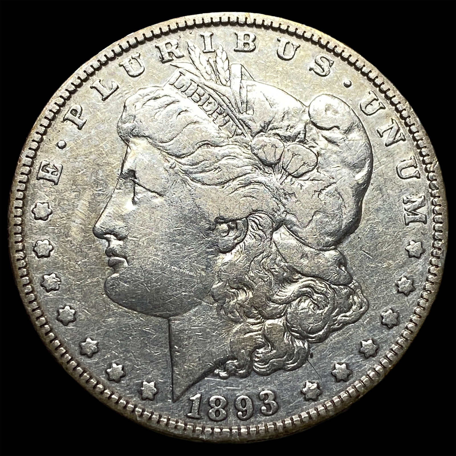 1893 Morgan Silver Dollar NEARLY UNCIRCULATED (1 of 2)