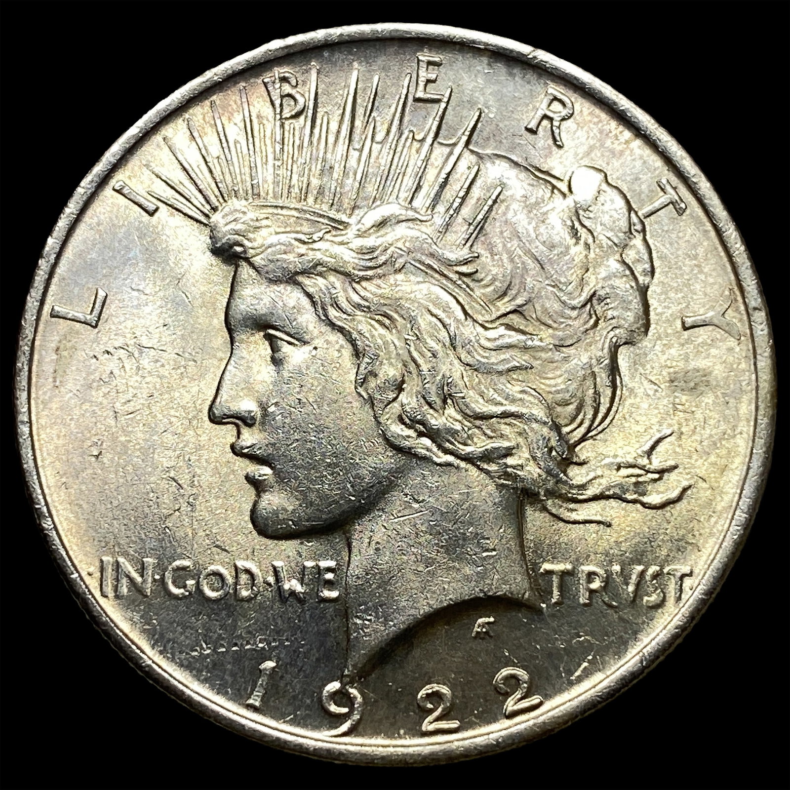 1922 Silver Peace Dollar CHOICE BU (1 of 2)