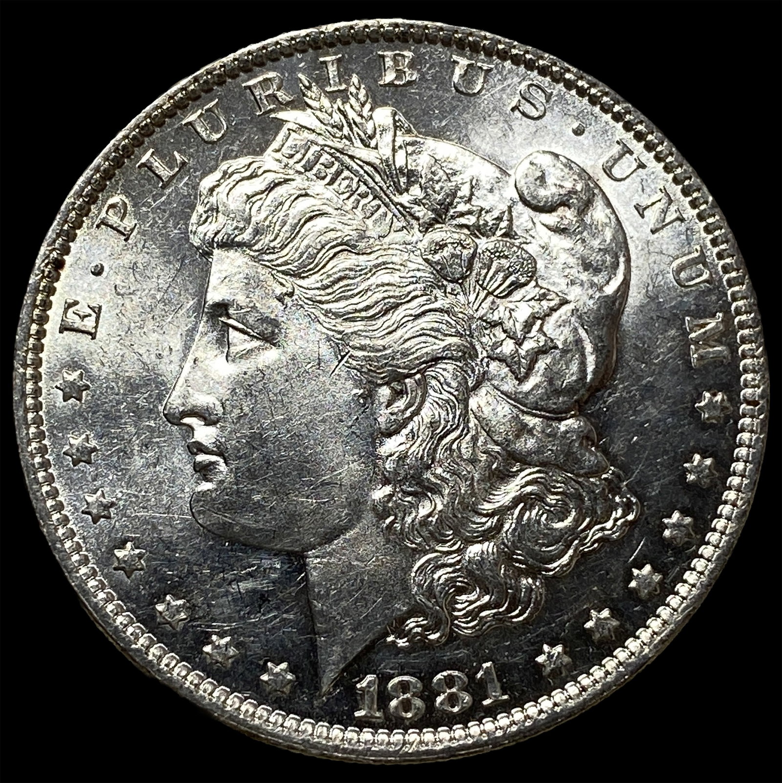 1881-O Silver Morgan Dollar CHOICE BU: 1881-O Silver Morgan Dollar CHOICE BU