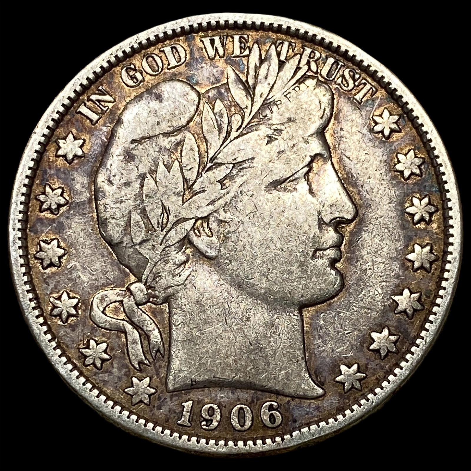 1906 Barber Half Dollar NEARLY UNCIRCULATED (1 of 2)