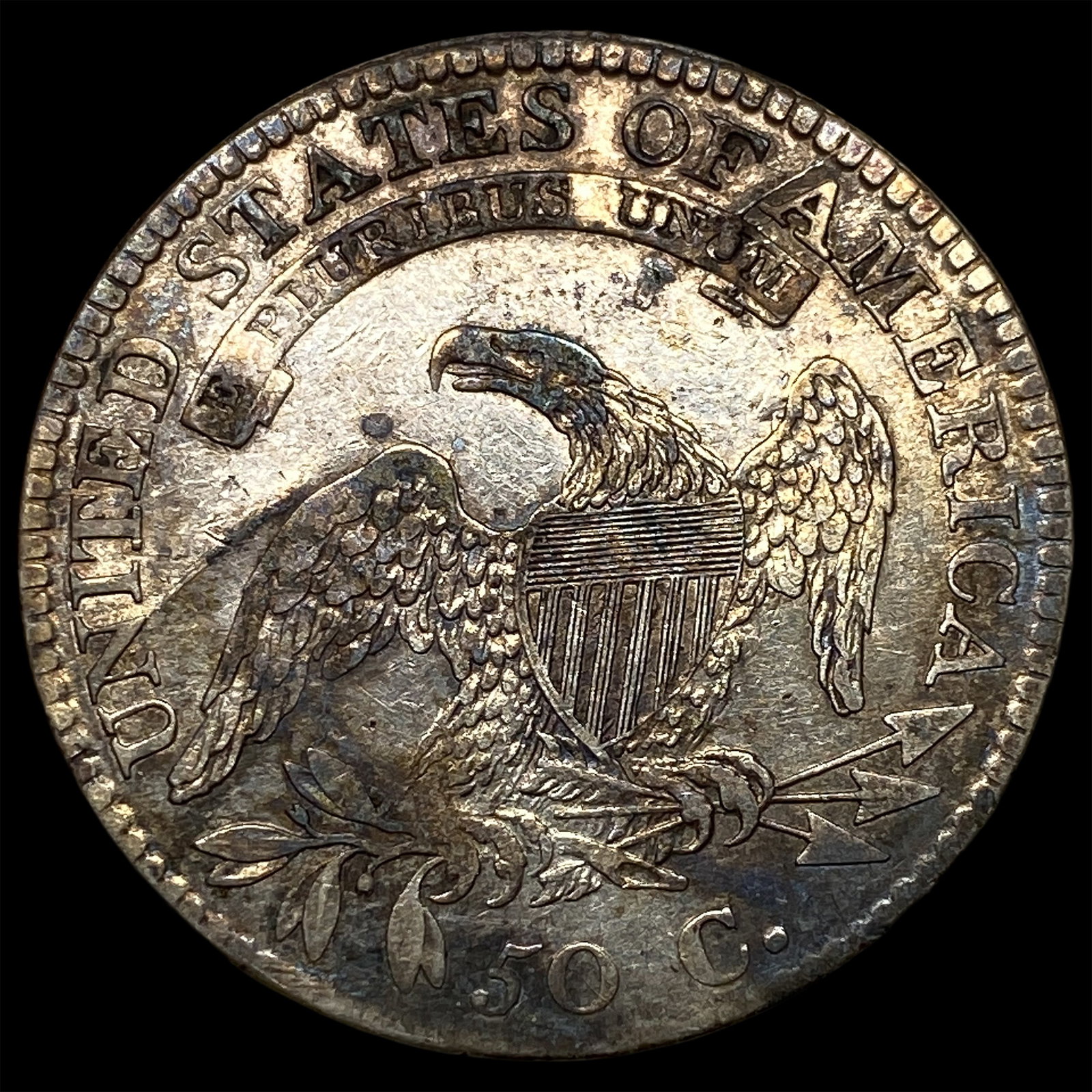 1812 Capped Bust Half Dollar LIGHTLY CIRCULATED - 2