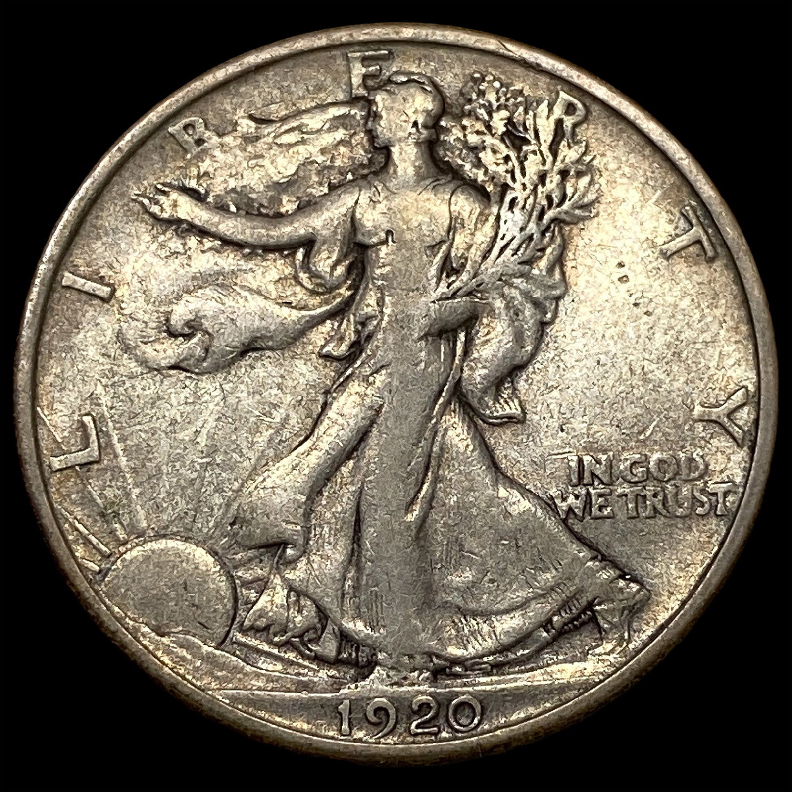 1920 Walking Liberty Half Dollar CHOICE AU: 1920 Walking Liberty Half Dollar CHOICE AU