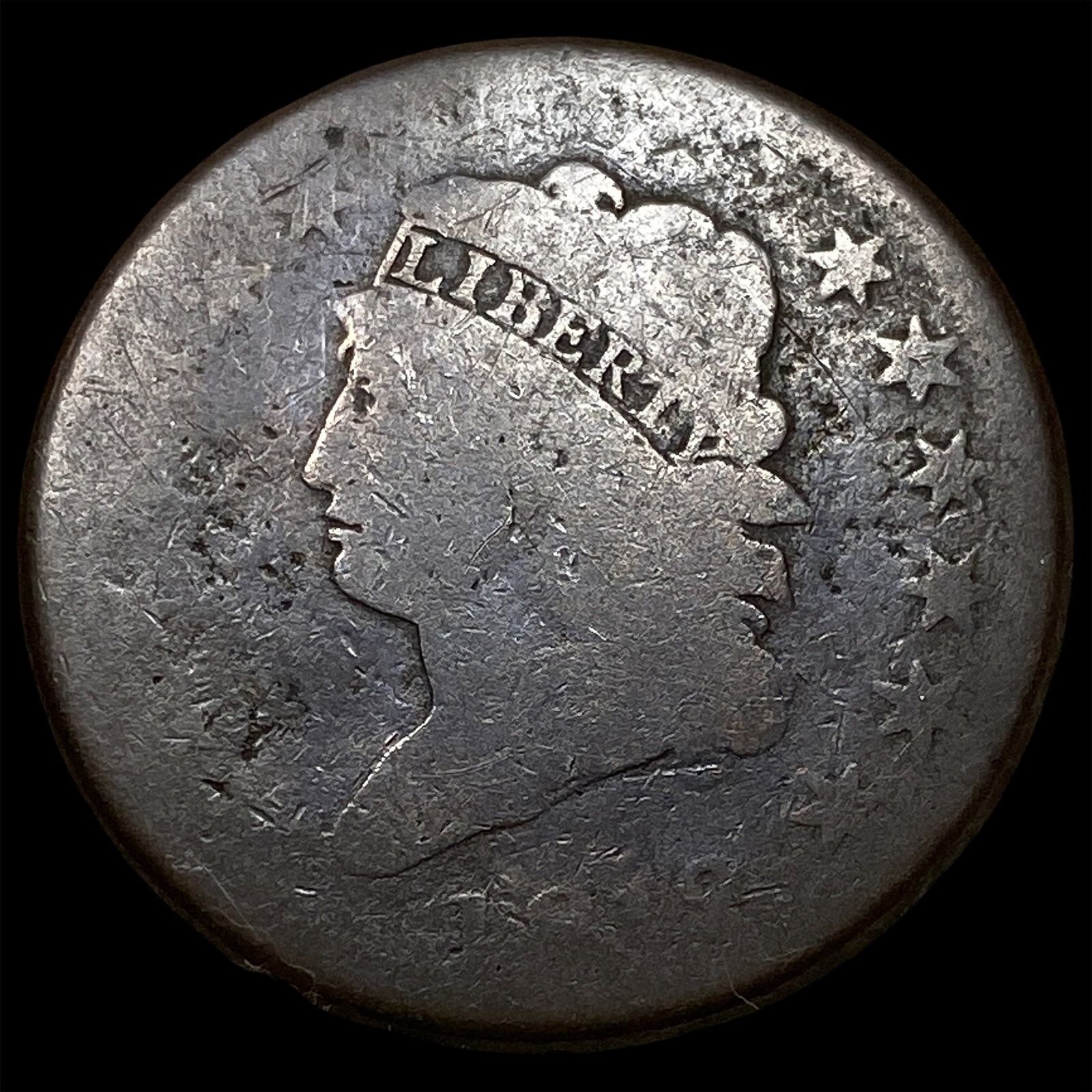 1816 Coronet Head Large Cent NICELY CIRCULATED: 1816 Coronet Head Large Cent NICELY CIRCULATED