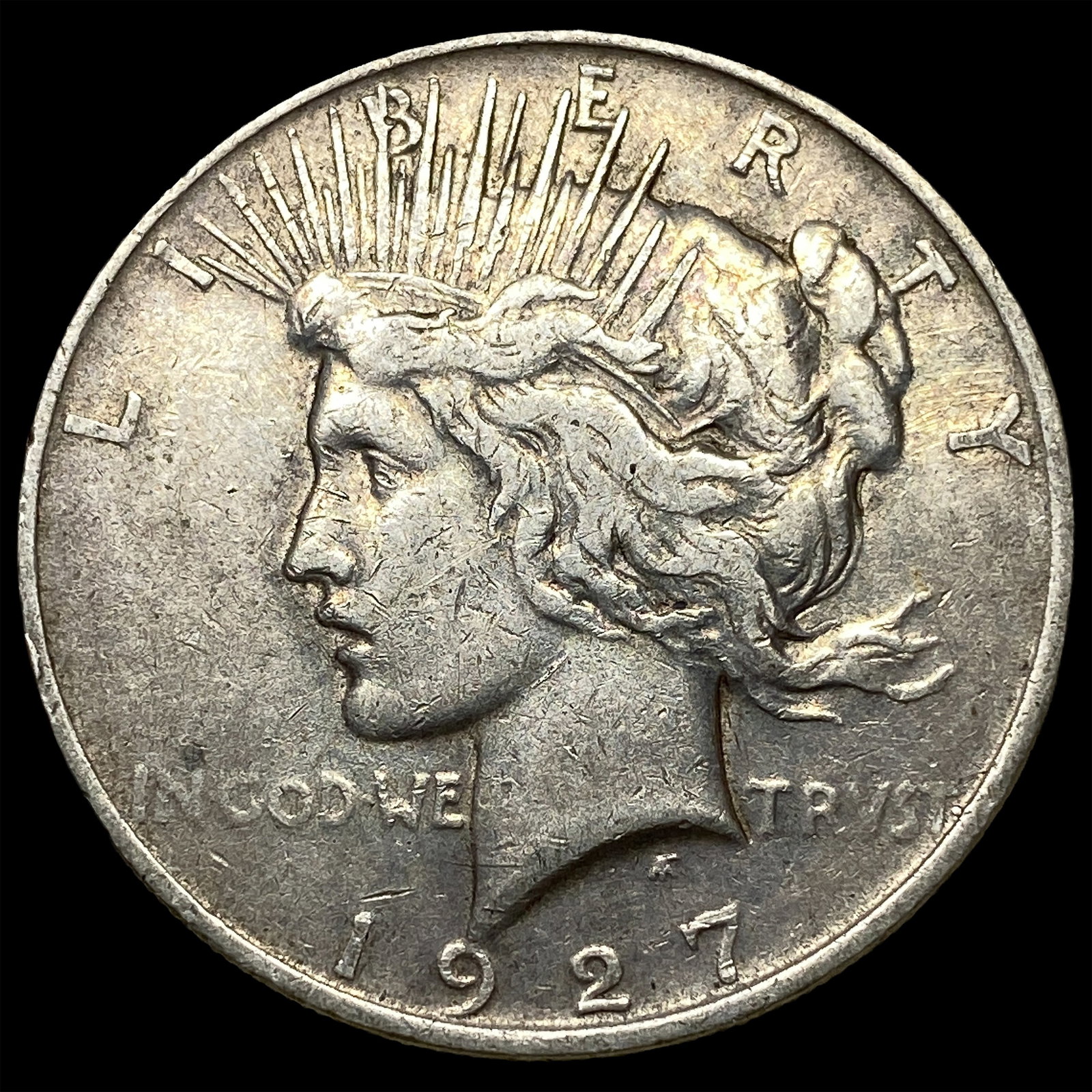 1927 Peace Silver Dollar NEARLY UNCIRCULATED: 1927 Peace Silver Dollar NEARLY UNCIRCULATED