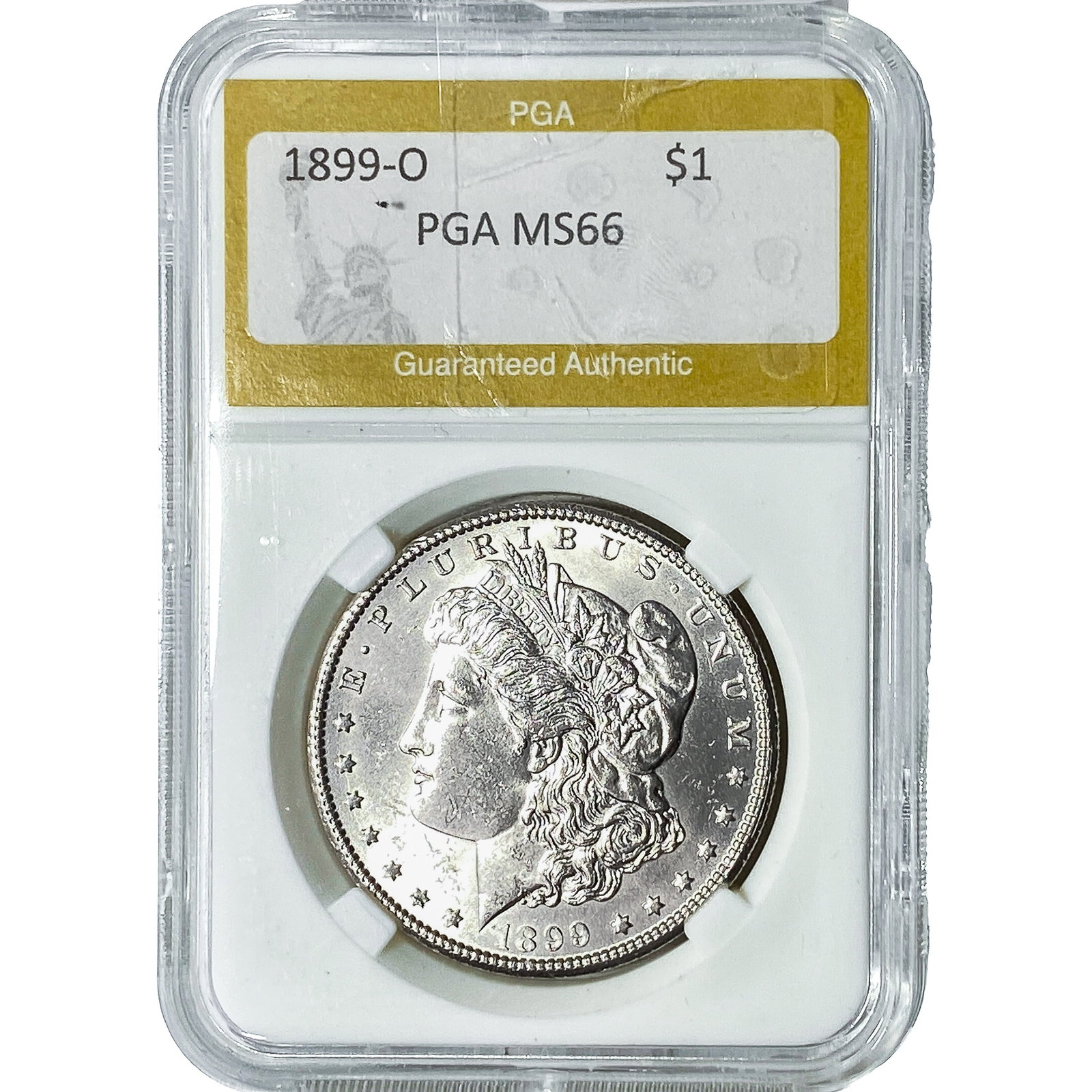 1899-O Morgan Silver Dollar PGA MS66: 1899-O Morgan Silver Dollar PGA MS66