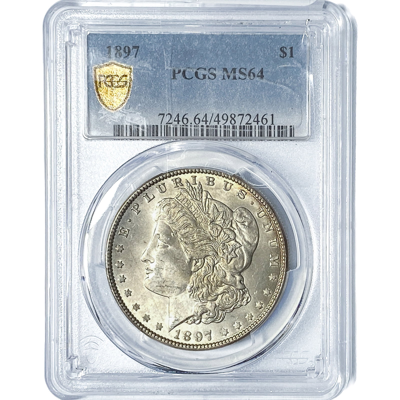 1897 Morgan Silver Dollar PCGS MS64: 1897 Morgan Silver Dollar PCGS MS64