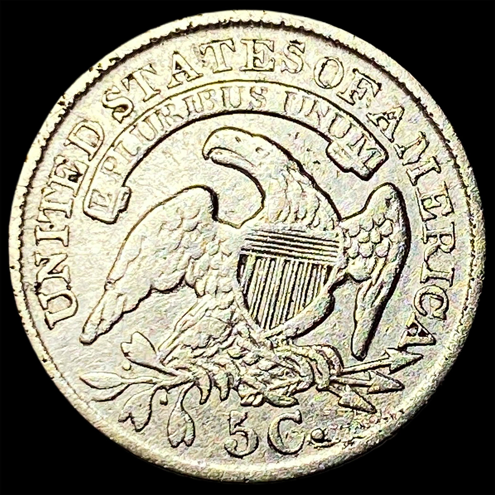 1832 Silver Capped Bust Half Dime CLOSELY UNCIRCULATED - 2