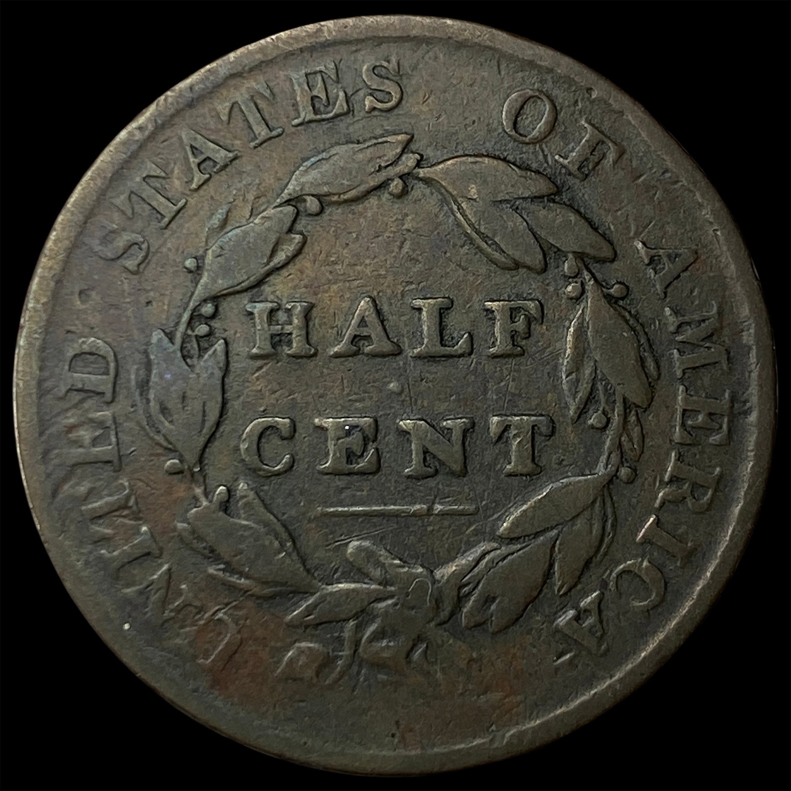 1825 Classic Half Cent LIGHTLY CIRCULATED - 2