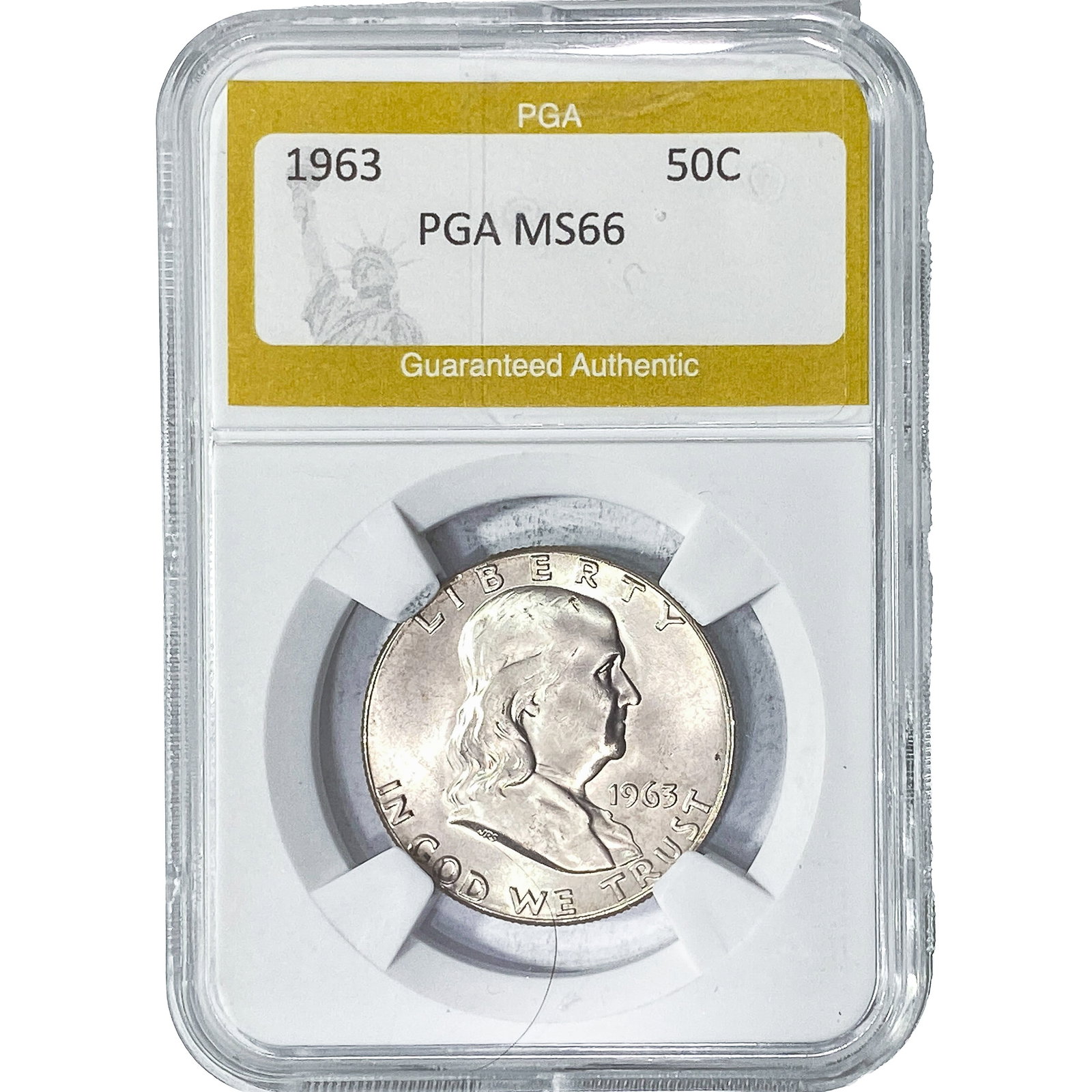 1963 Franklin Half Dollar PGA MS66 (1 of 2)