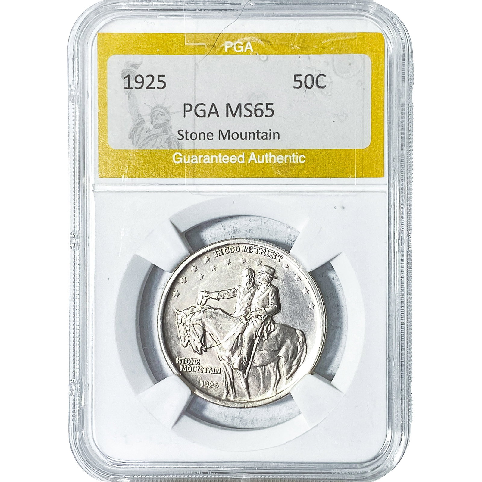 1925 Stone Mountain Half Dollar PGA MS65 (1 of 2)