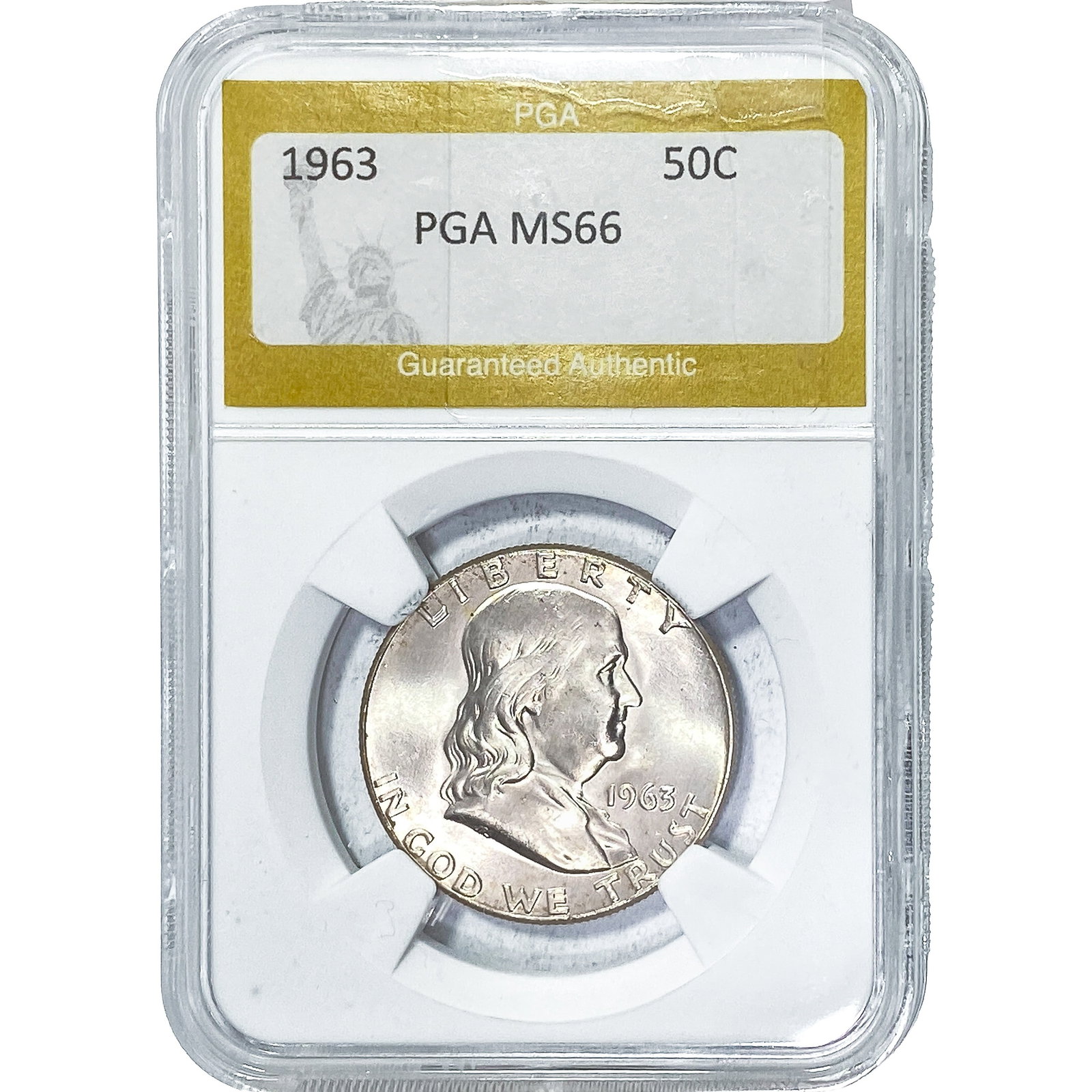 1963 Franklin Half Dollar PGA MS66 (1 of 2)