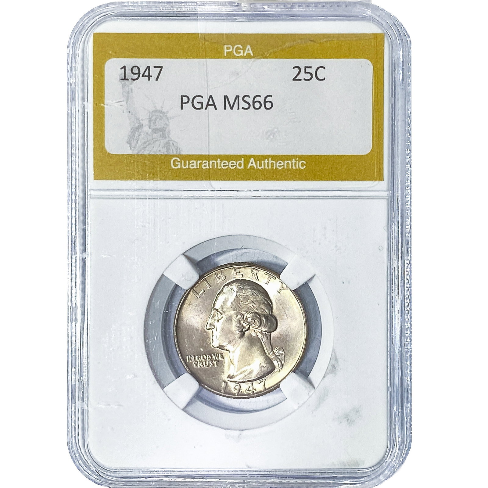 1947 Washington Silver Quarter PGA MS66: 1947 Washington Silver Quarter PGA MS66