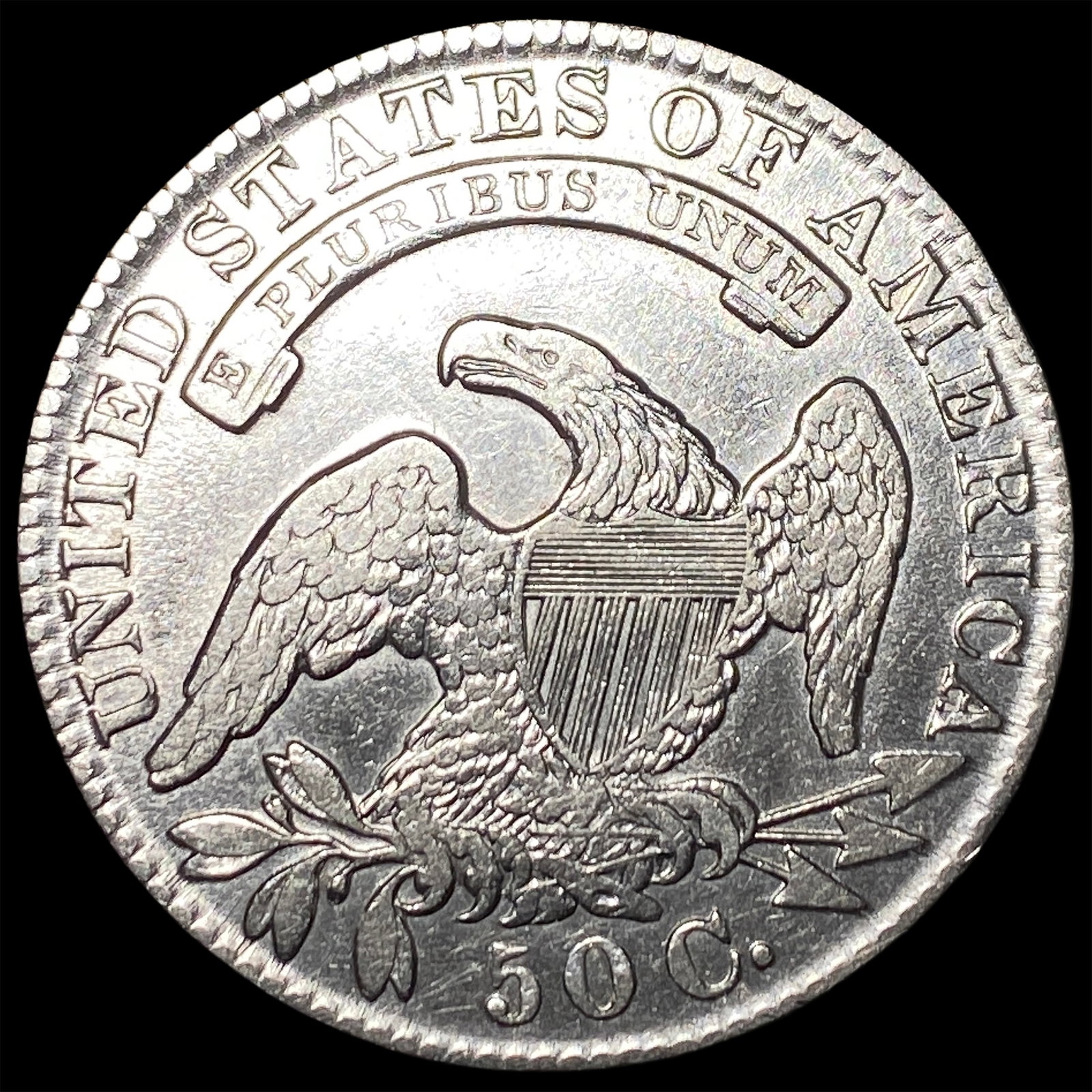 1831 Capped Bust Half Dollar CLOSELY UNCIRCULATED - 2