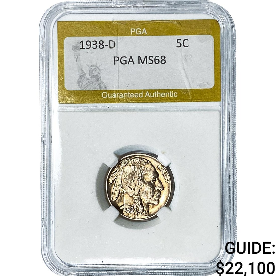 1938-D Buffalo Nickel PGA MS68 (1 of 2)
