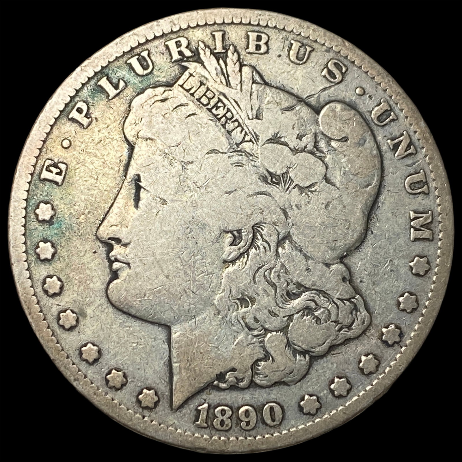 1890-CC Silver Morgan Dollar LIGHTLY CIRCULATED: 1890-CC Silver Morgan Dollar LIGHTLY CIRCULATED