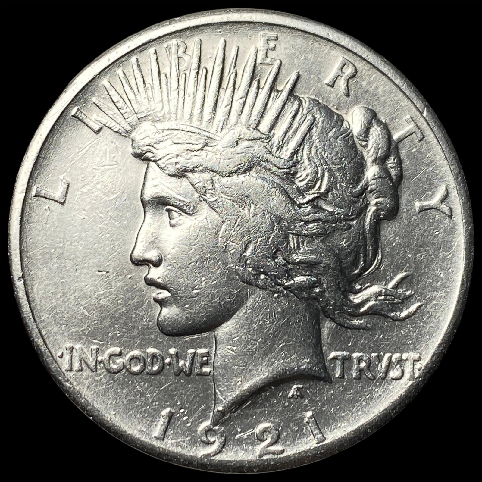 1921 Silver High Relief Peace Dollar UNCIRCULATED: 1921 Silver High Relief Peace Dollar UNCIRCULATED