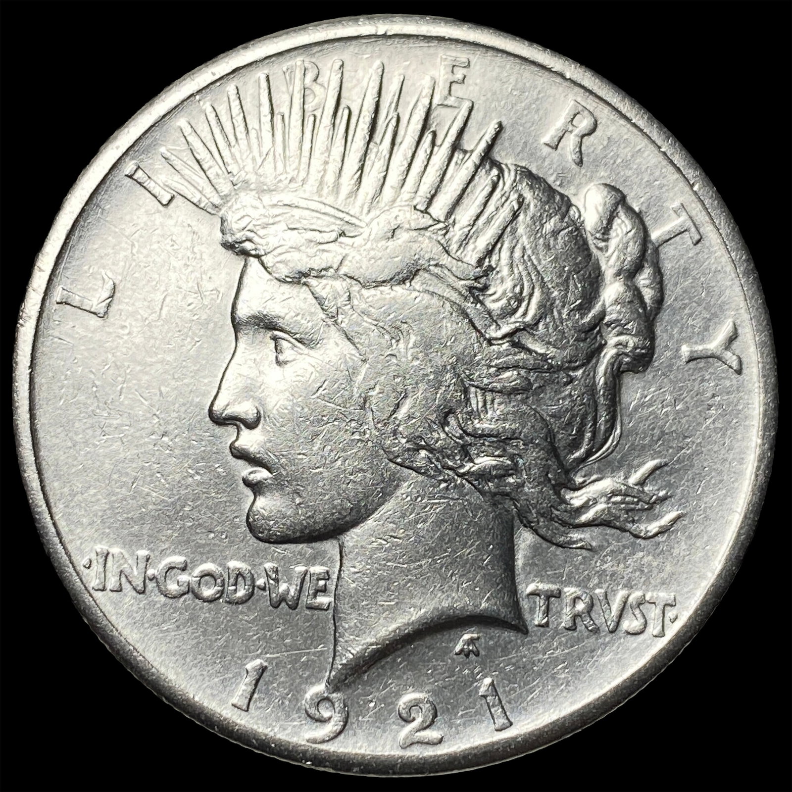 1921 Silver High Relief Peace Dollar UNCIRCULATED: 1921 Silver High Relief Peace Dollar UNCIRCULATED