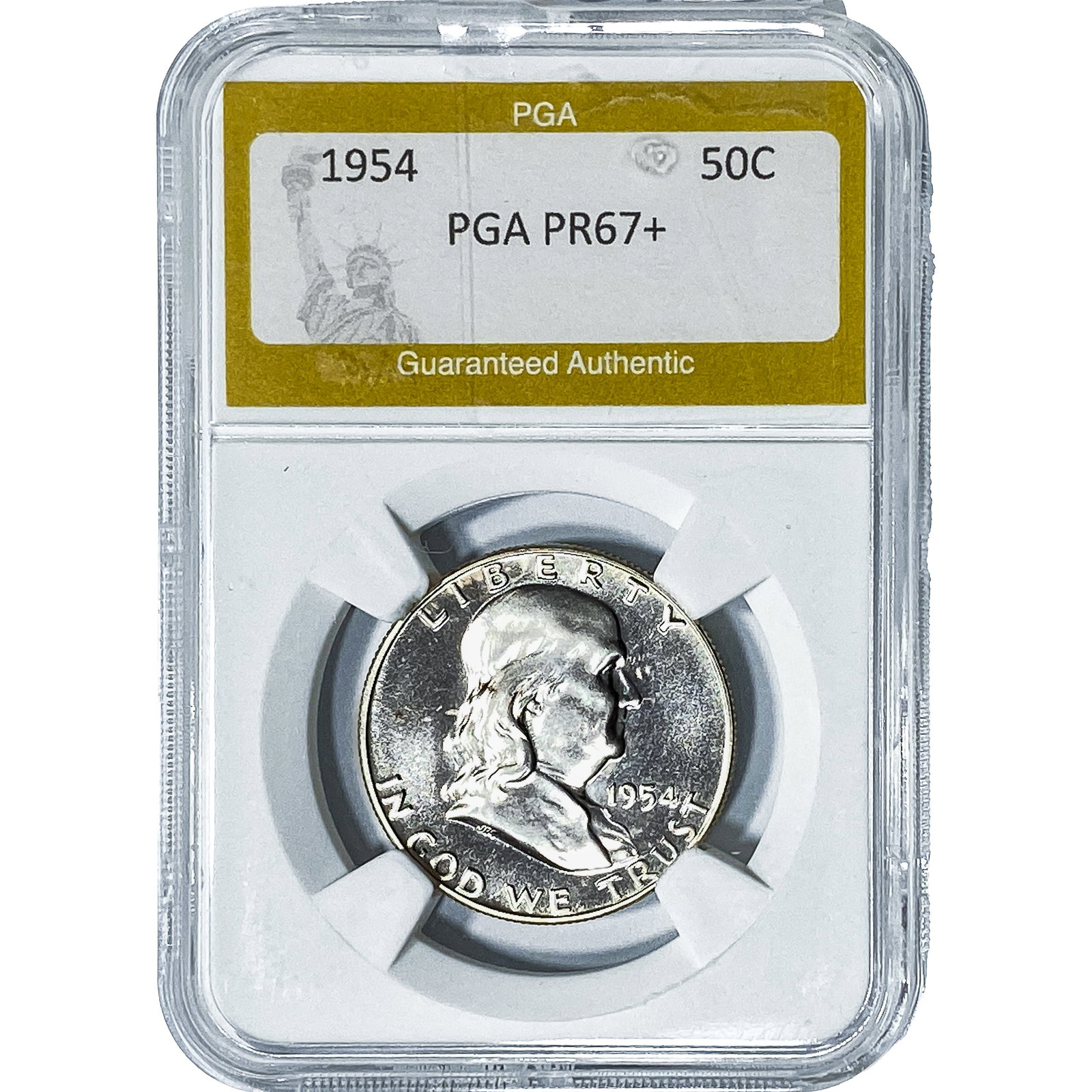 1954 Franklin Half Dollar PGA PR67+: 1954 Franklin Half Dollar PGA PR67+