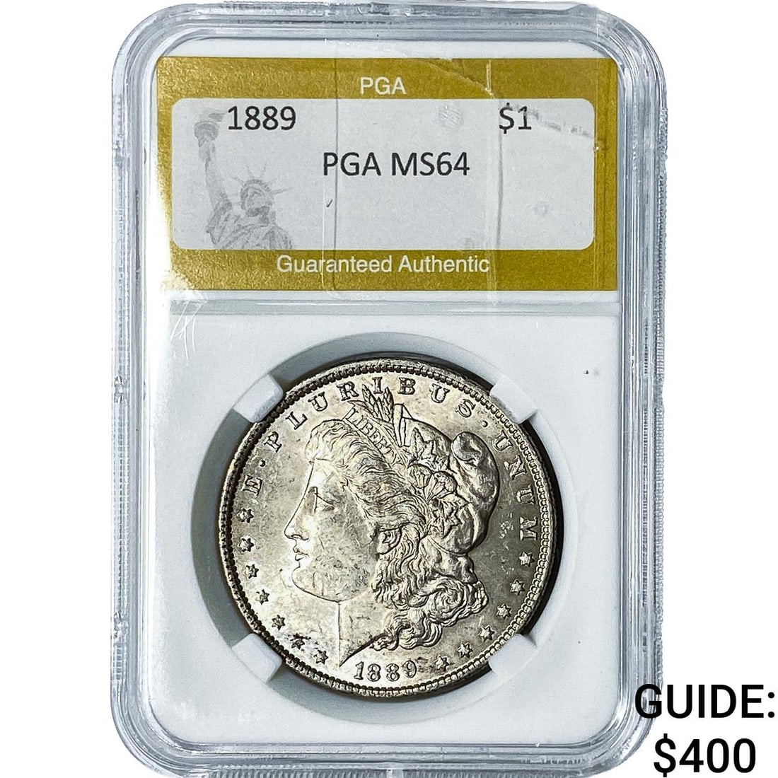 1889 Morgan Silver Dollar PGA MS64: 1889 Morgan Silver Dollar PGA MS64
