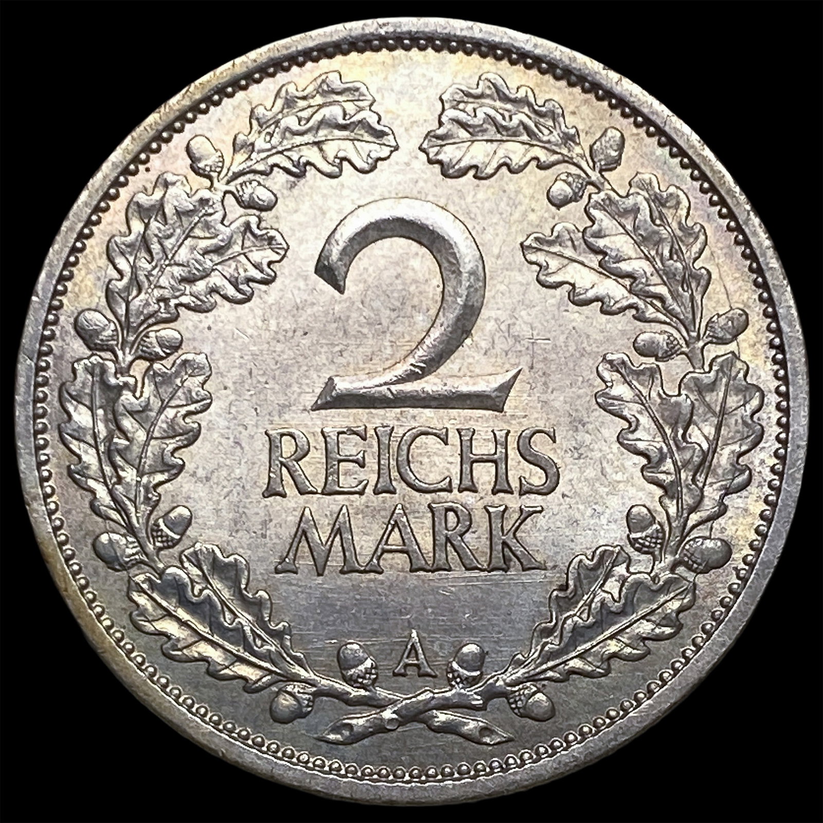 1925 Germany Silver 2 Reichs Mark - 2